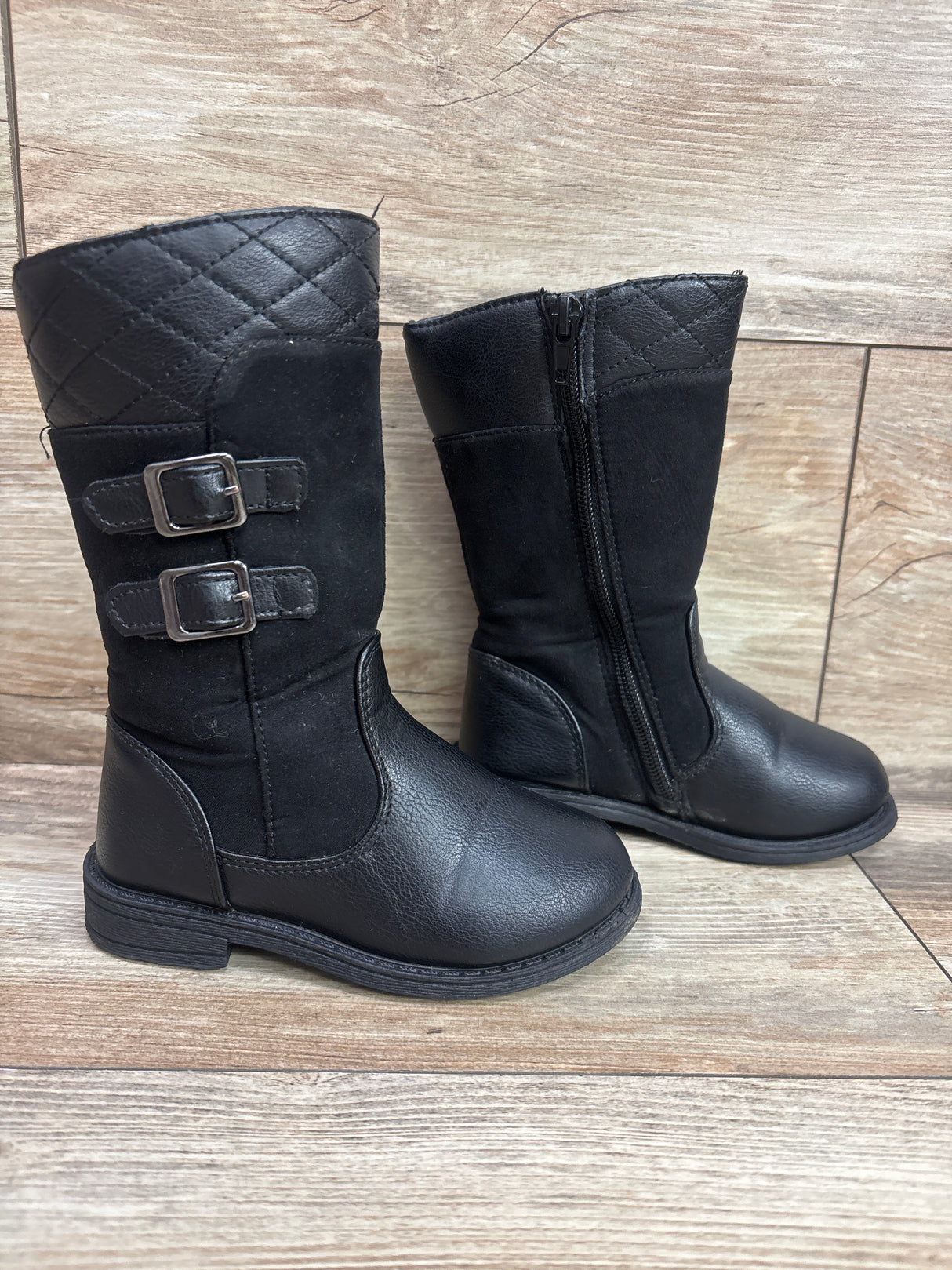 Rachel Shoes Lil' Courtlyn Boots Black sz 8c