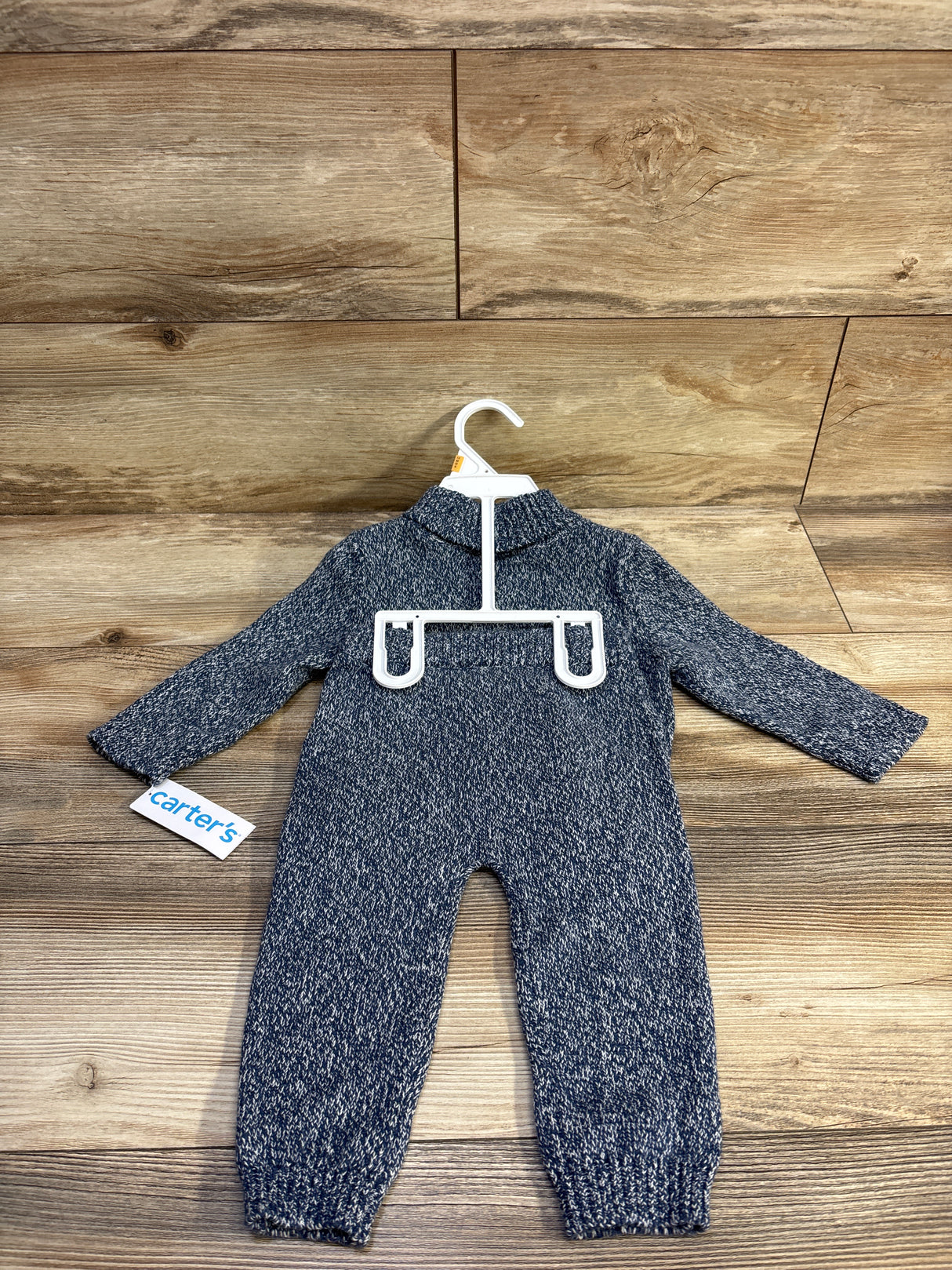 NEW Carter's 2pc Knit Sweater Cardigan & Pants Blue sz 12m