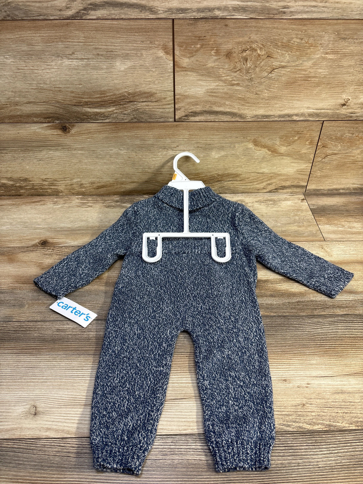 NEW Carter's 2pc Knit Sweater Cardigan & Pants Blue sz 12m