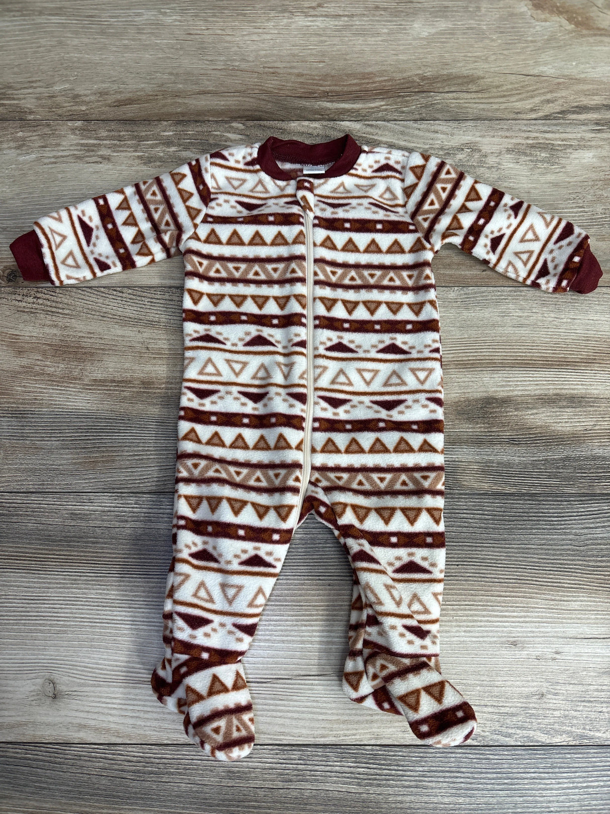 PL Baby Patterned Blanket Sleeper White sz 3m