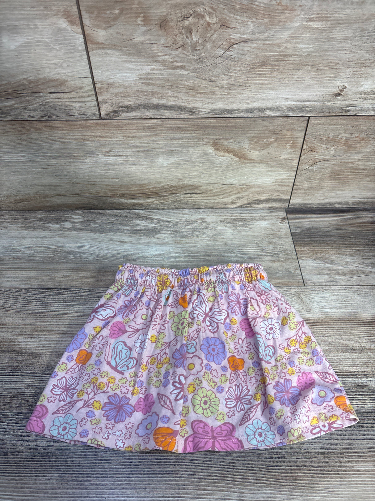 Cat & Jack Floral Drawstring Skort Pink sz 4T