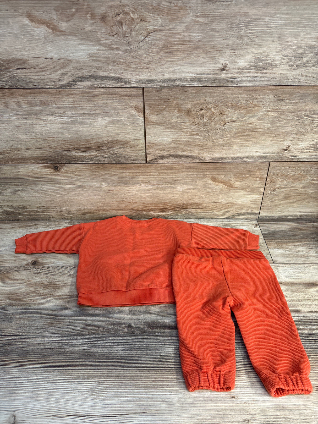 Harry Potter Ribbed 2pc Long Sleeve Shirt & Pants Set Orange sz 6/9m