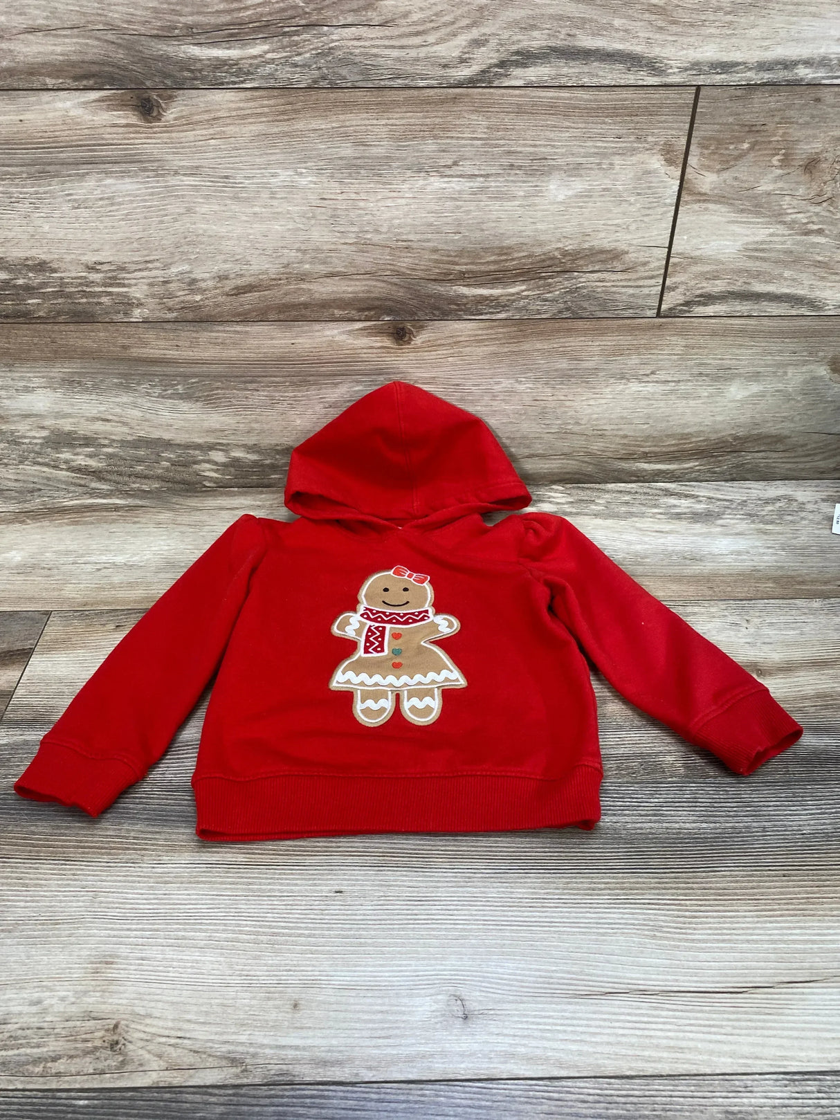 Gymboree Gingerbread Hoodie Red sz 2T - Me n Mommy To Be