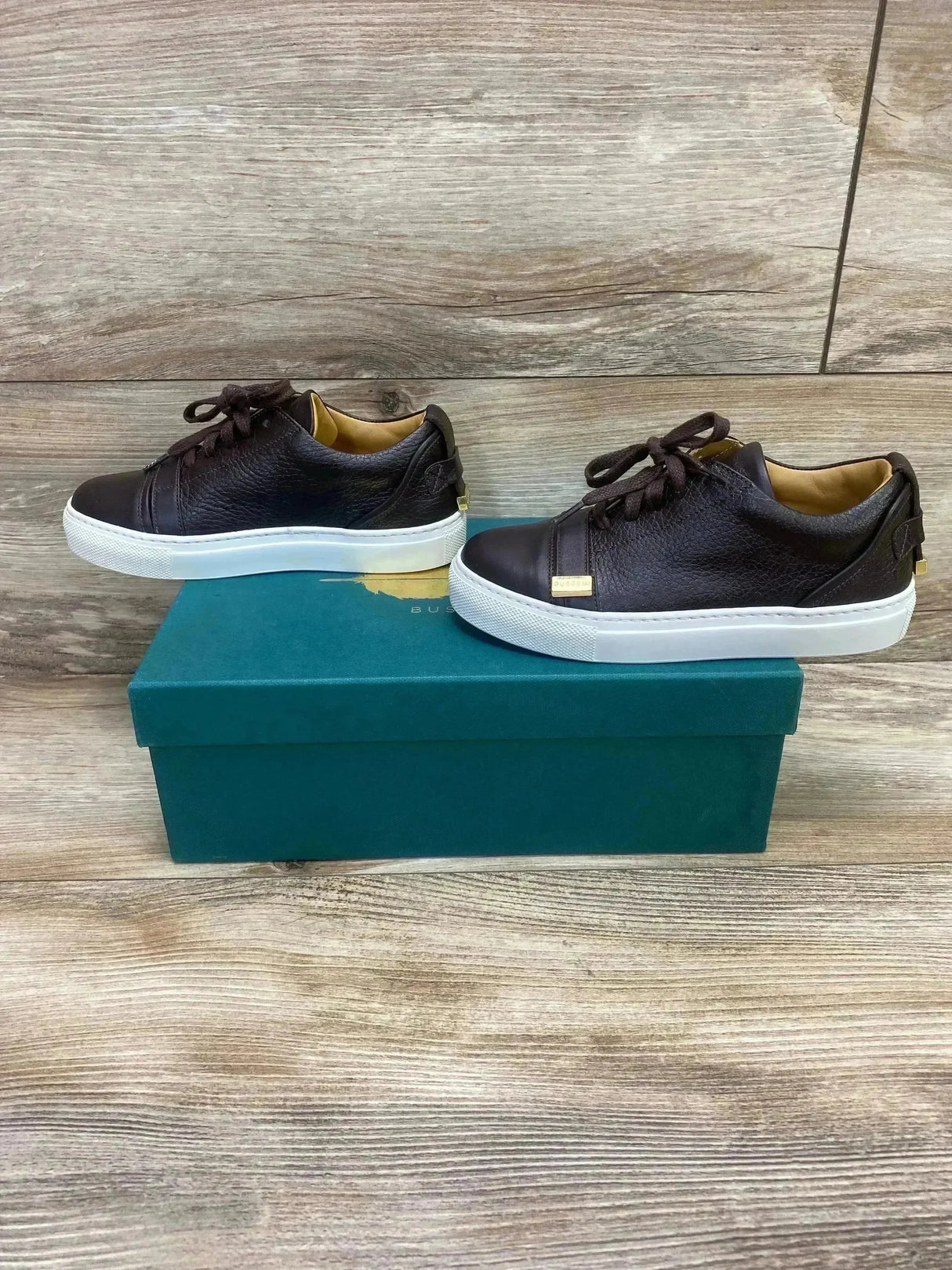 Buscemi Chocolate Low-top 50mm Trainers sz 12/12.5 - Me n Mommy To Be
