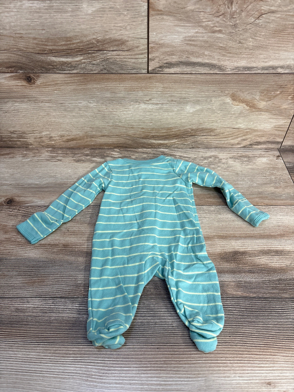 Carter's Striped Chameleon Sleeper Green sz Newborn