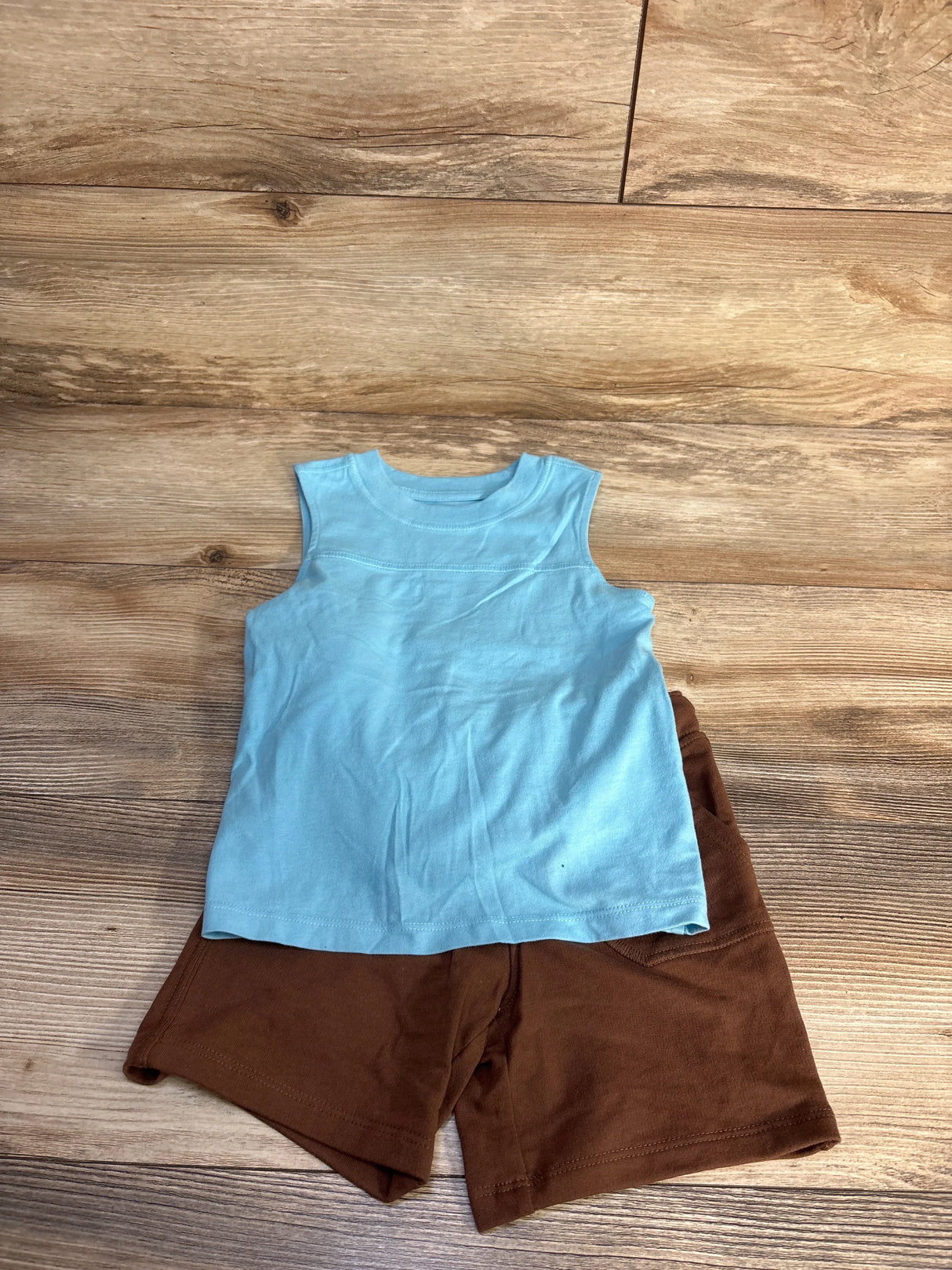 NEW Cat & Jack 2pc Tank Top & Shorts Set Blue sz 2T