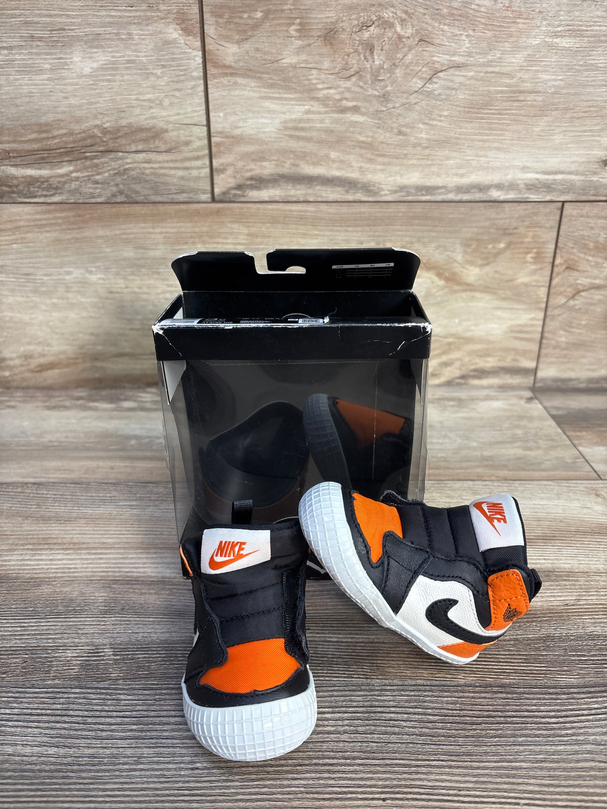 Air Jordan 1 Crib Bootie 'Shattered Backboard' Sneakers sz 3c