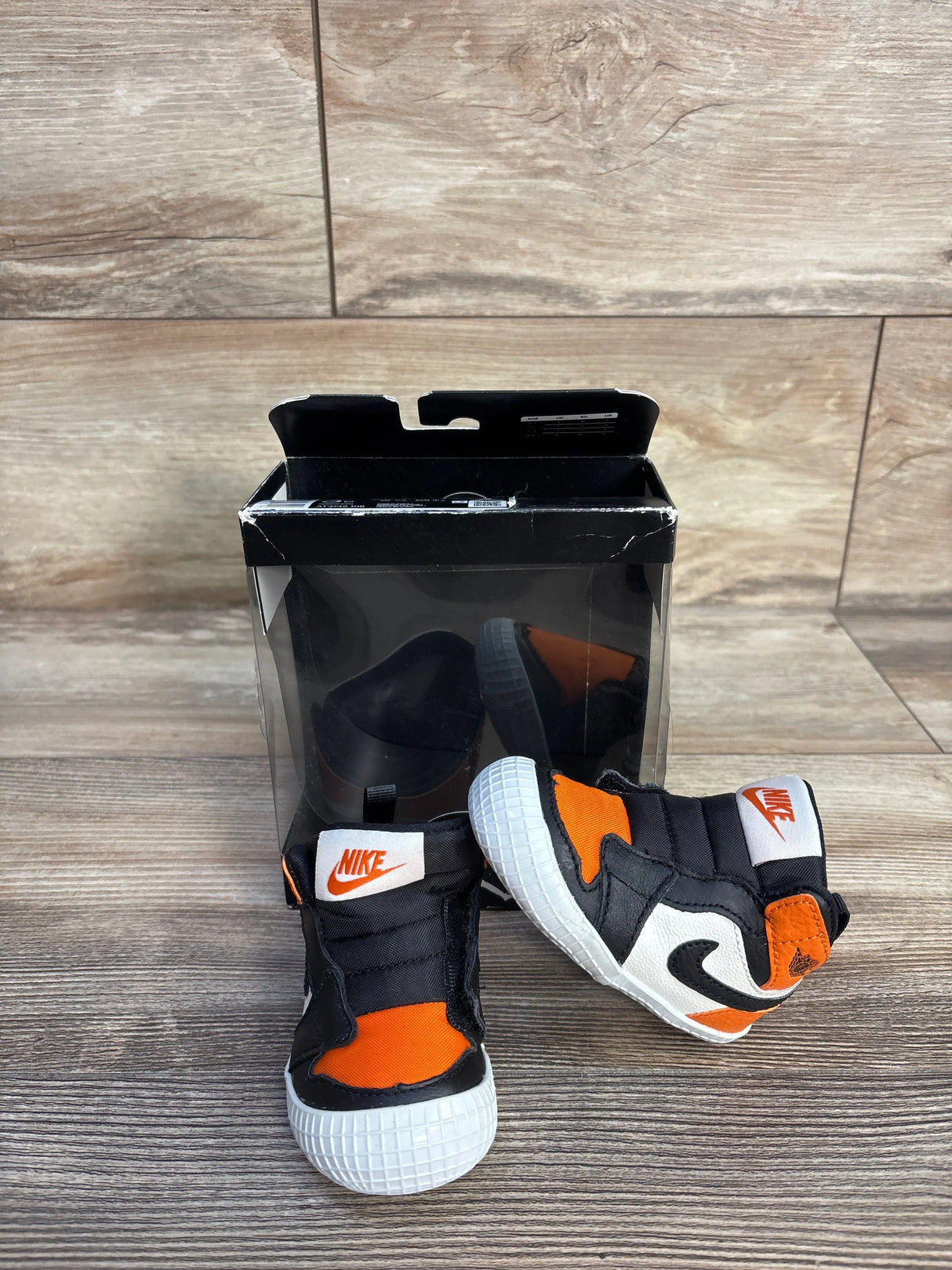 Air Jordan 1 Crib Bootie 'Shattered Backboard' Sneakers sz 3c