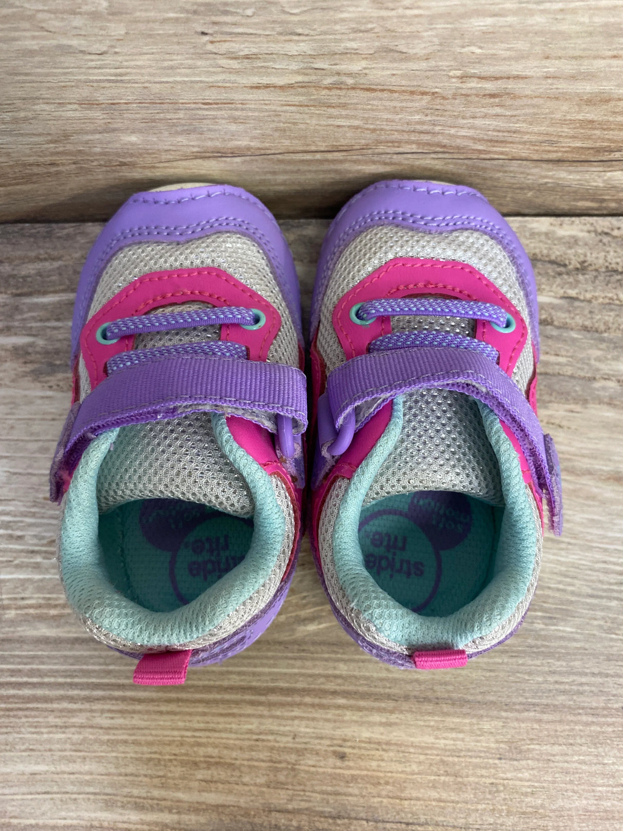 Stride Rite Soft Motion Rhett Sneakers Purple sz 4c - Me n Mommy To Be