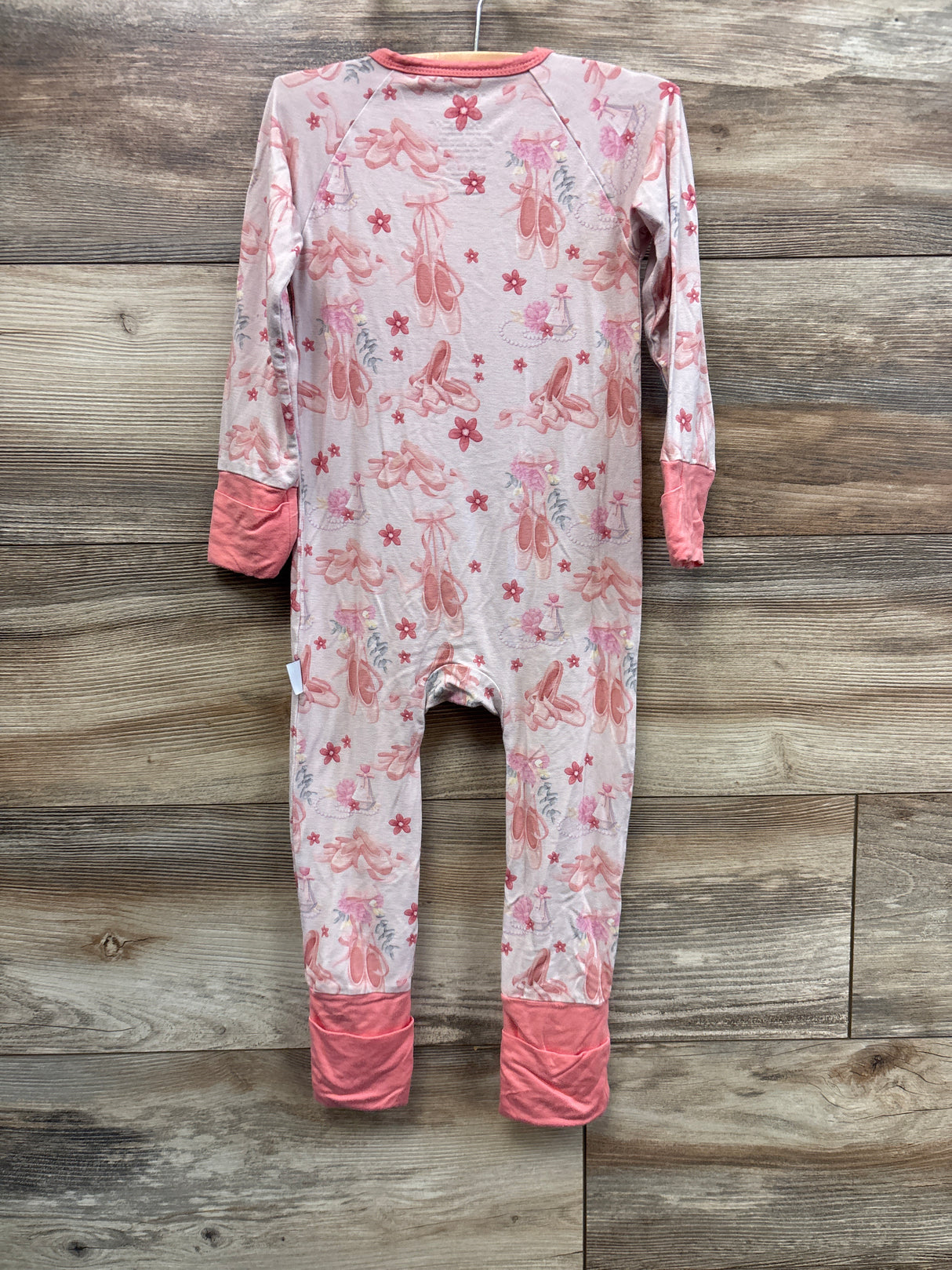 Down By The Bay Ballerina Bamboo Convertible Sleeper Pink sz 12-18m