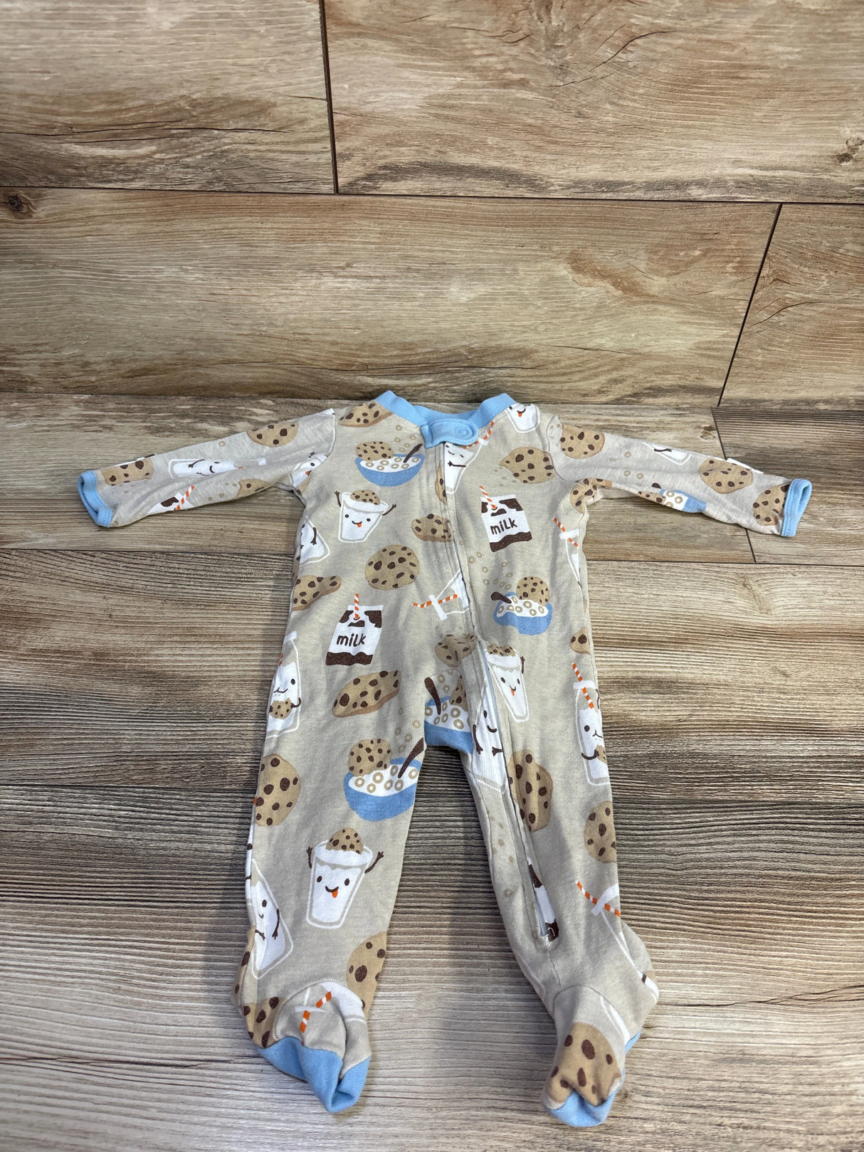 Honest Baby Cookie Sleeper Beige sz 3-6m