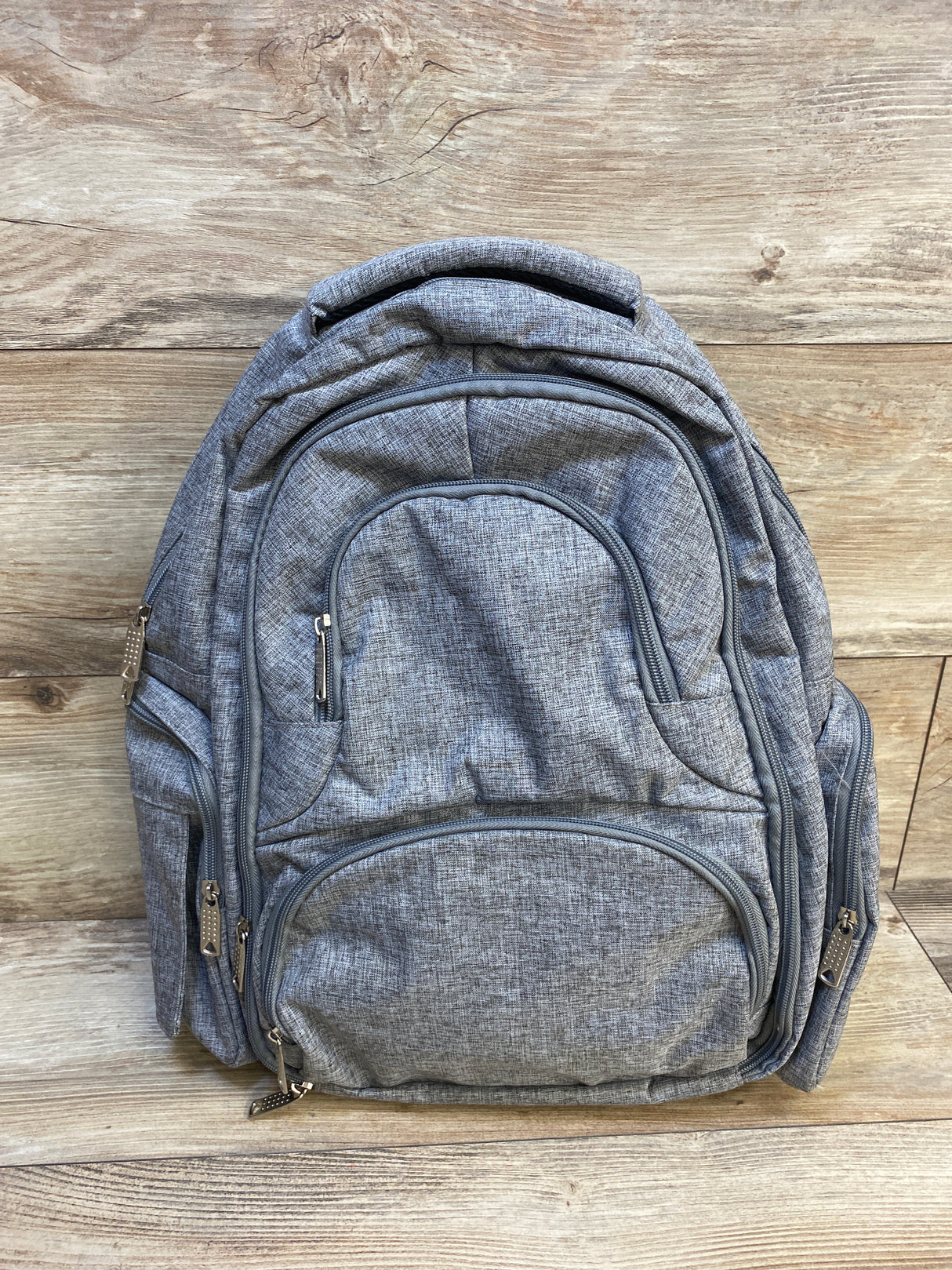 Diaper Bag Backpack Grey