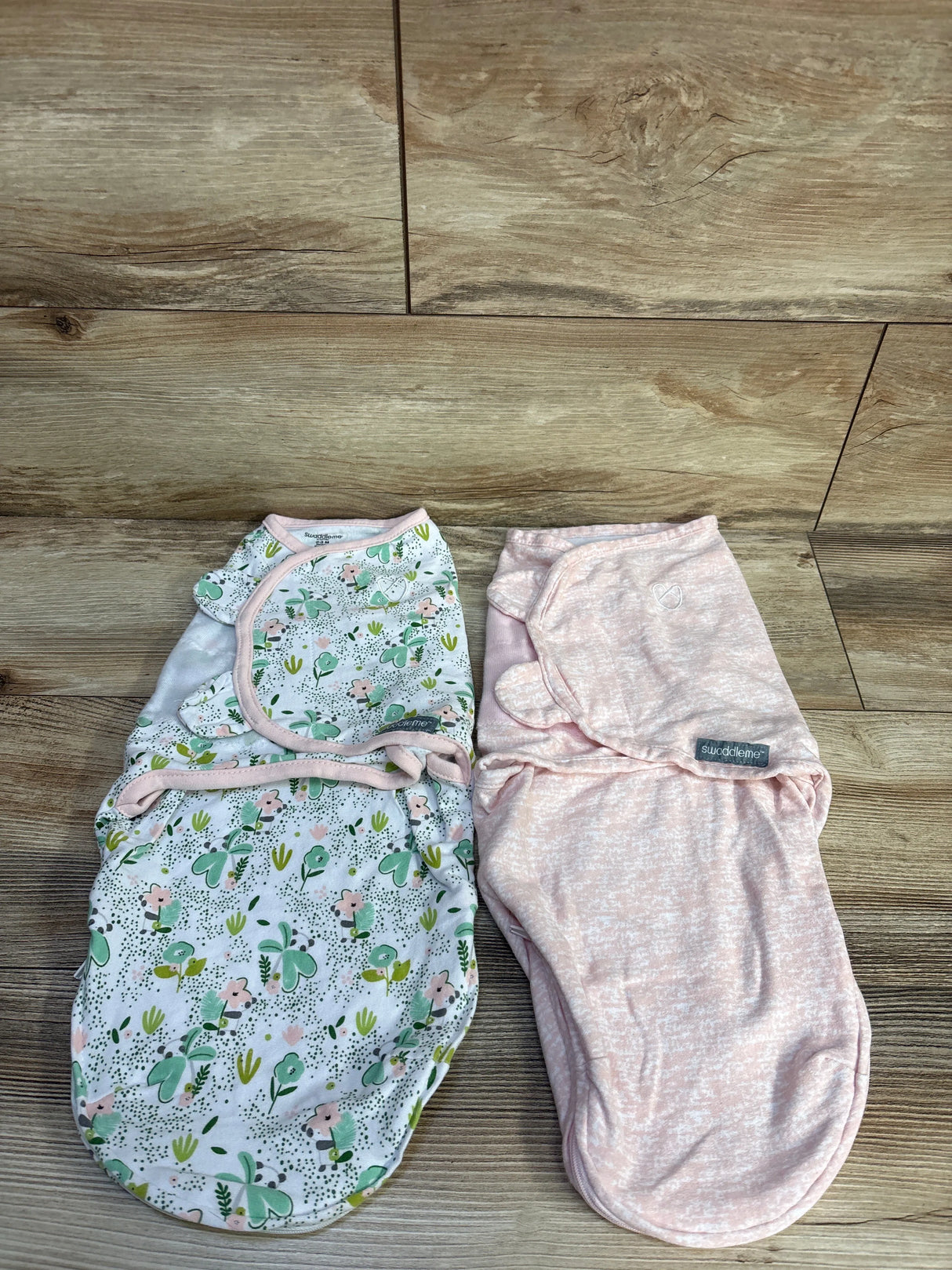 SwaddleMe 2pk Wrap Swaddles Pink sz 0-3m