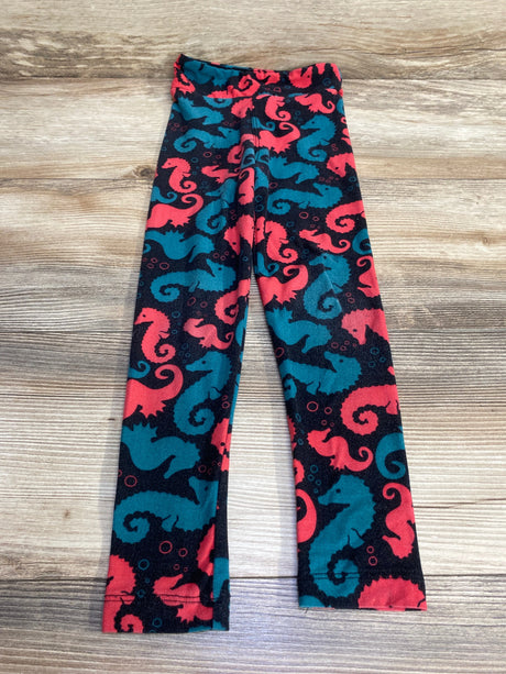 LulaRoe Sea Horse Leggings Black sz 3-5T - Me n Mommy To Be