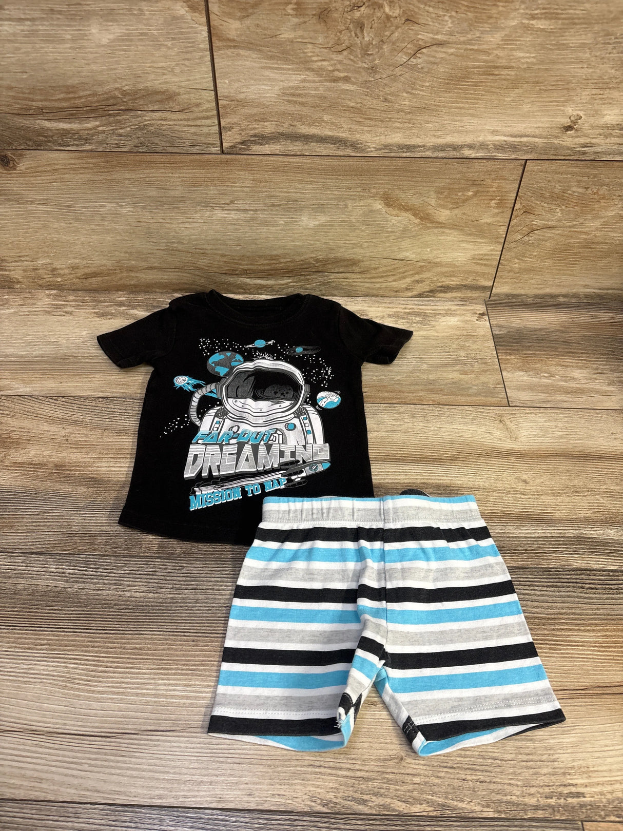 Member's Mark 2pc Pajama Set Black sz 2T