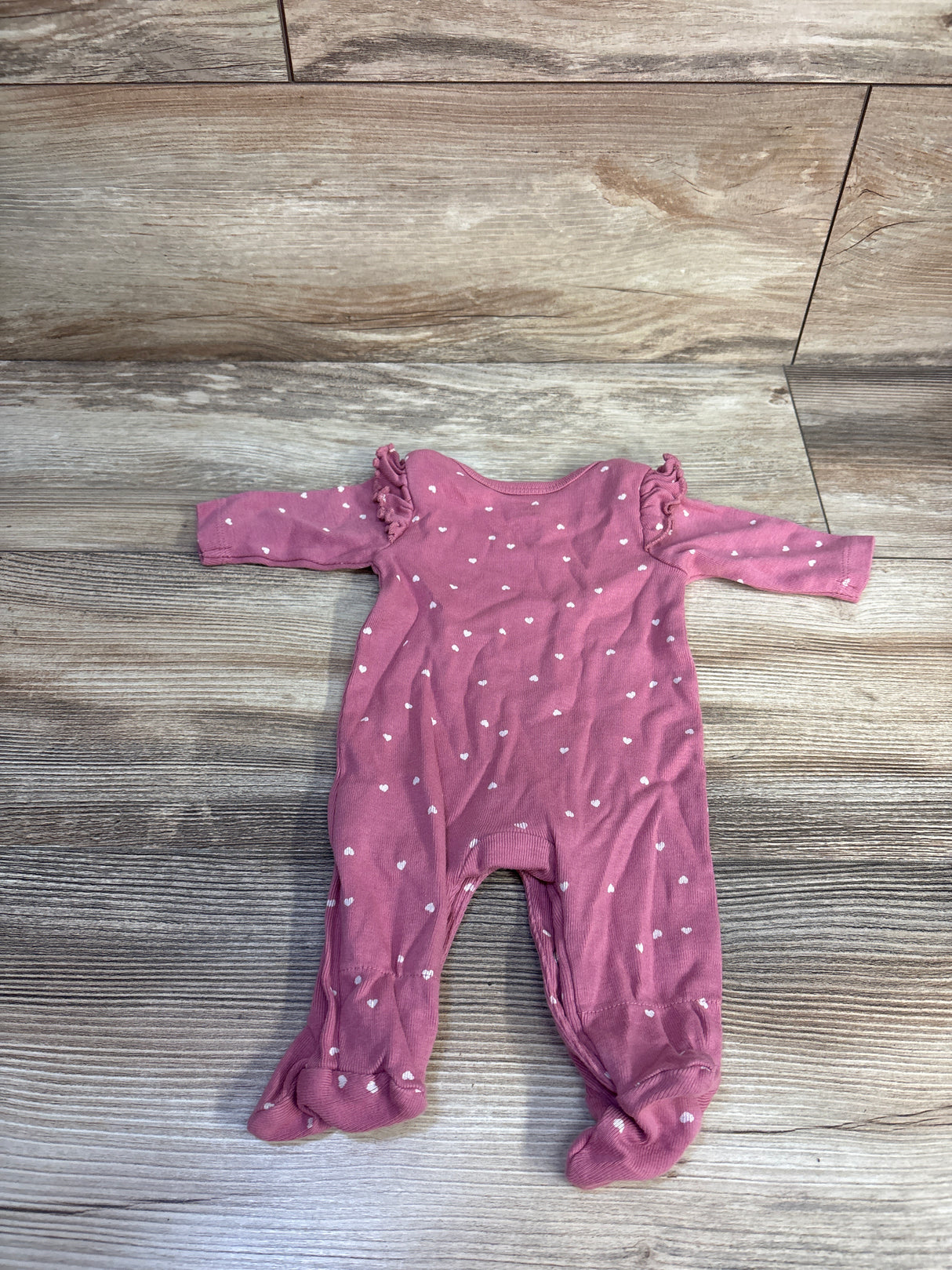 Ever & Ever Footed Coverall Pink sz Preemie