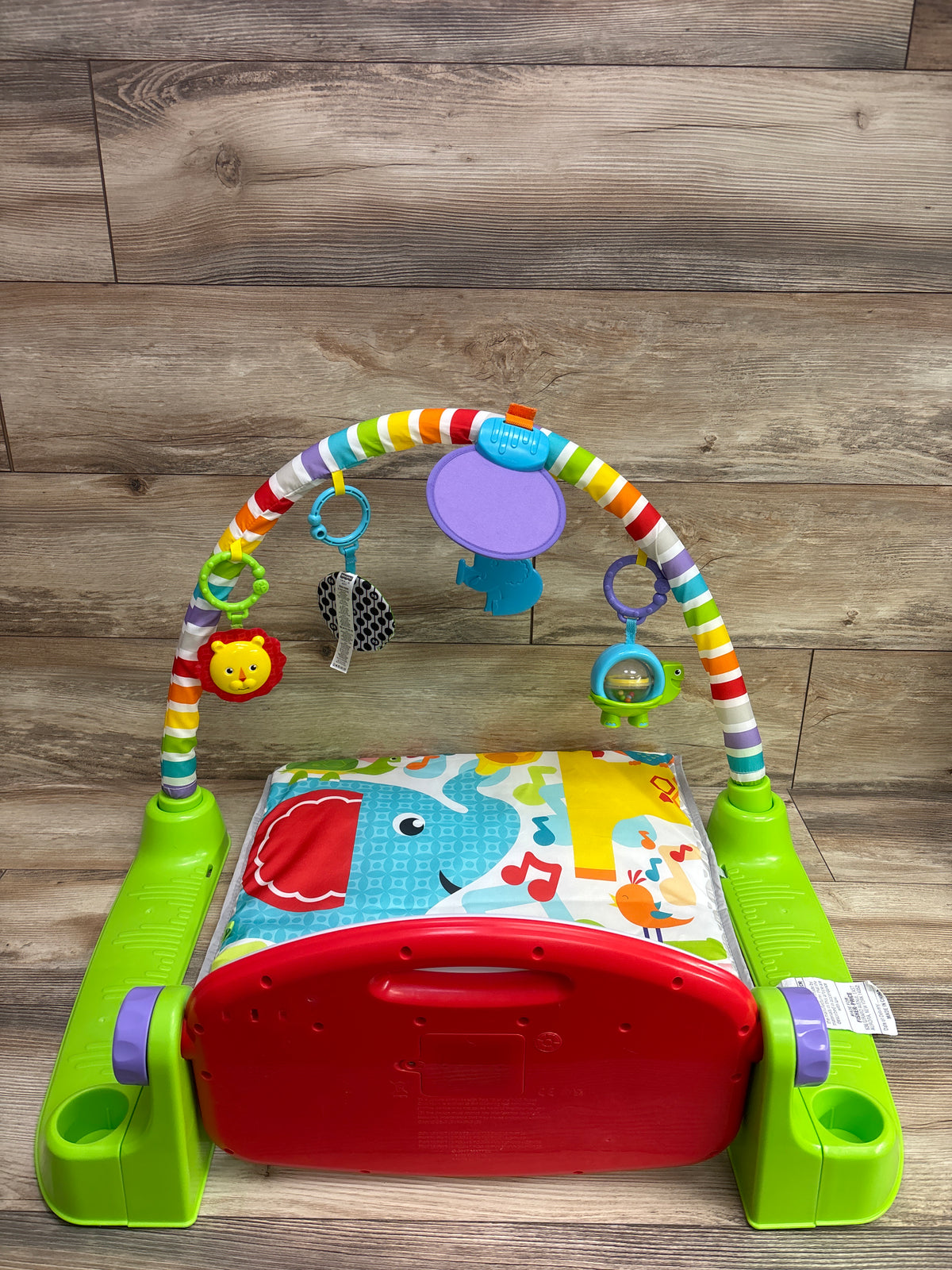 Fisher Price Deluxe Kick & Play Piano Gym Green