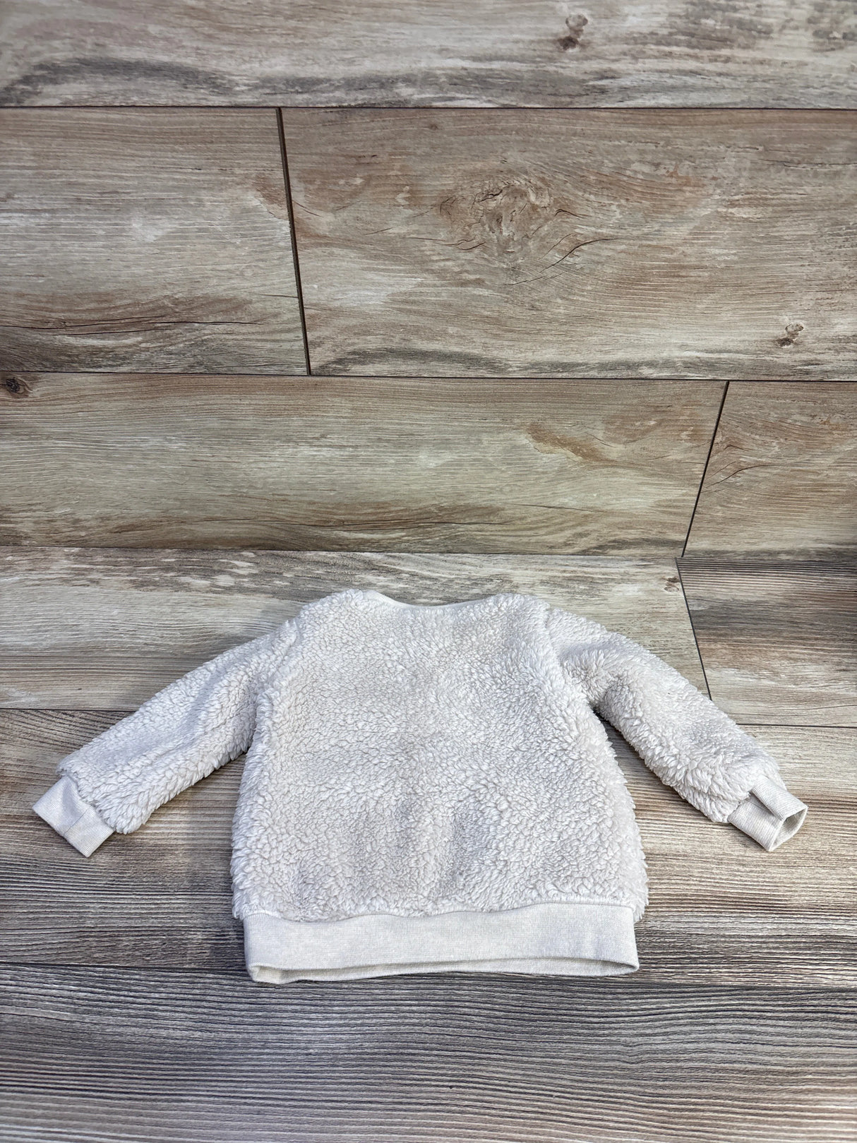Nike Sherpa Pullover Sweatshirt Beige sz 6m