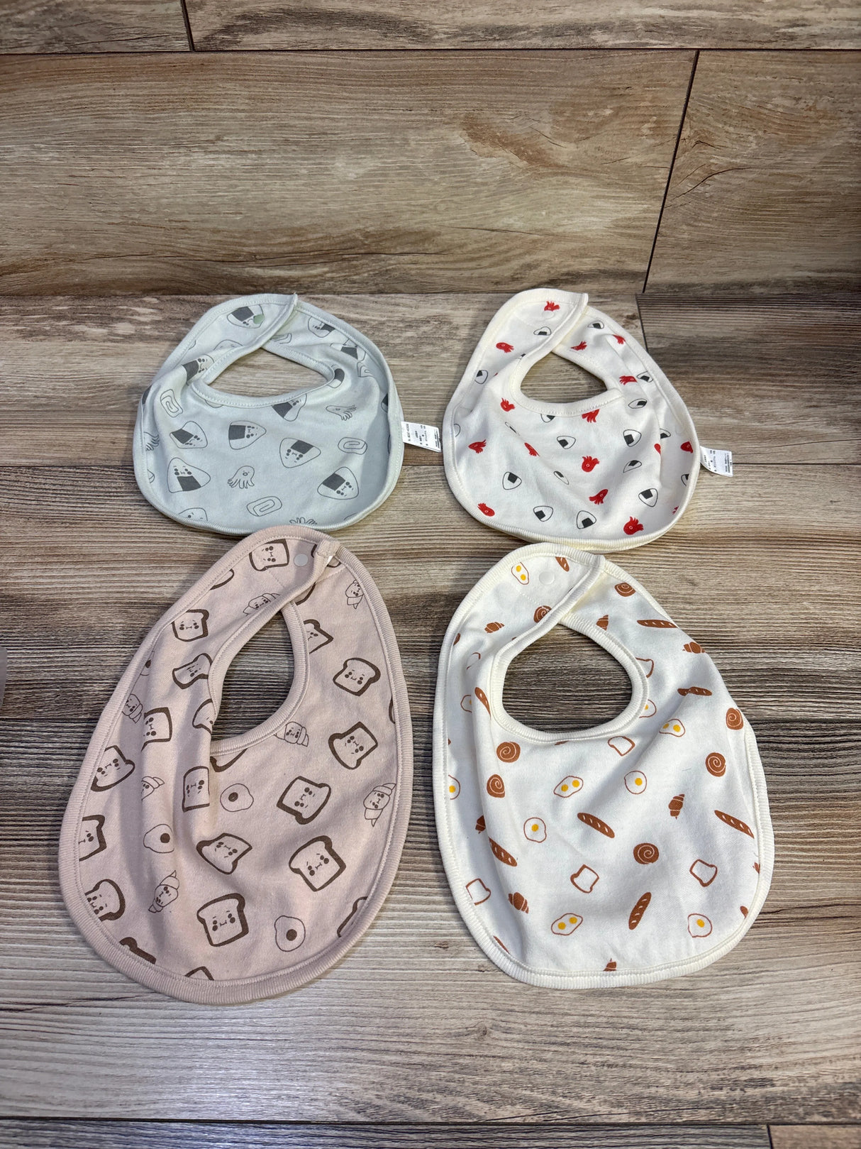 4pk Infant Bibs