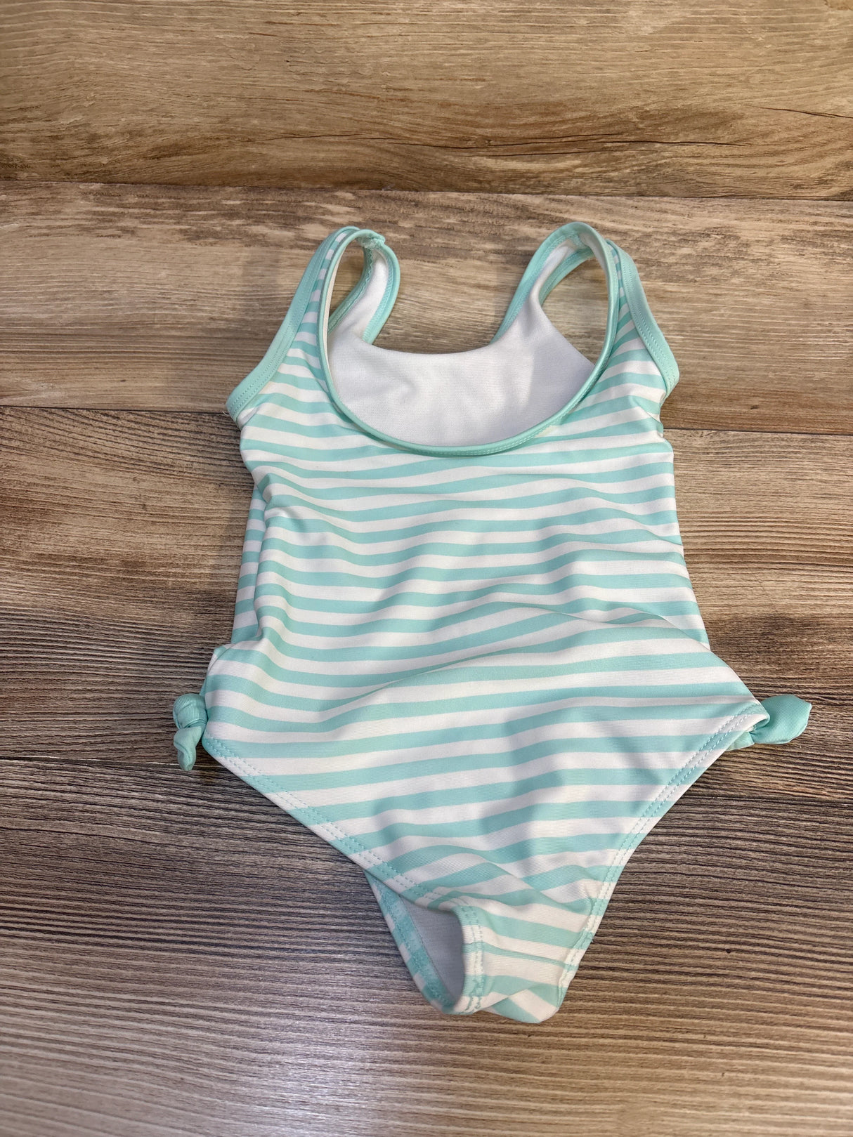 Wonder Nation 1pc Striped Swimsuit Blue sz 3T