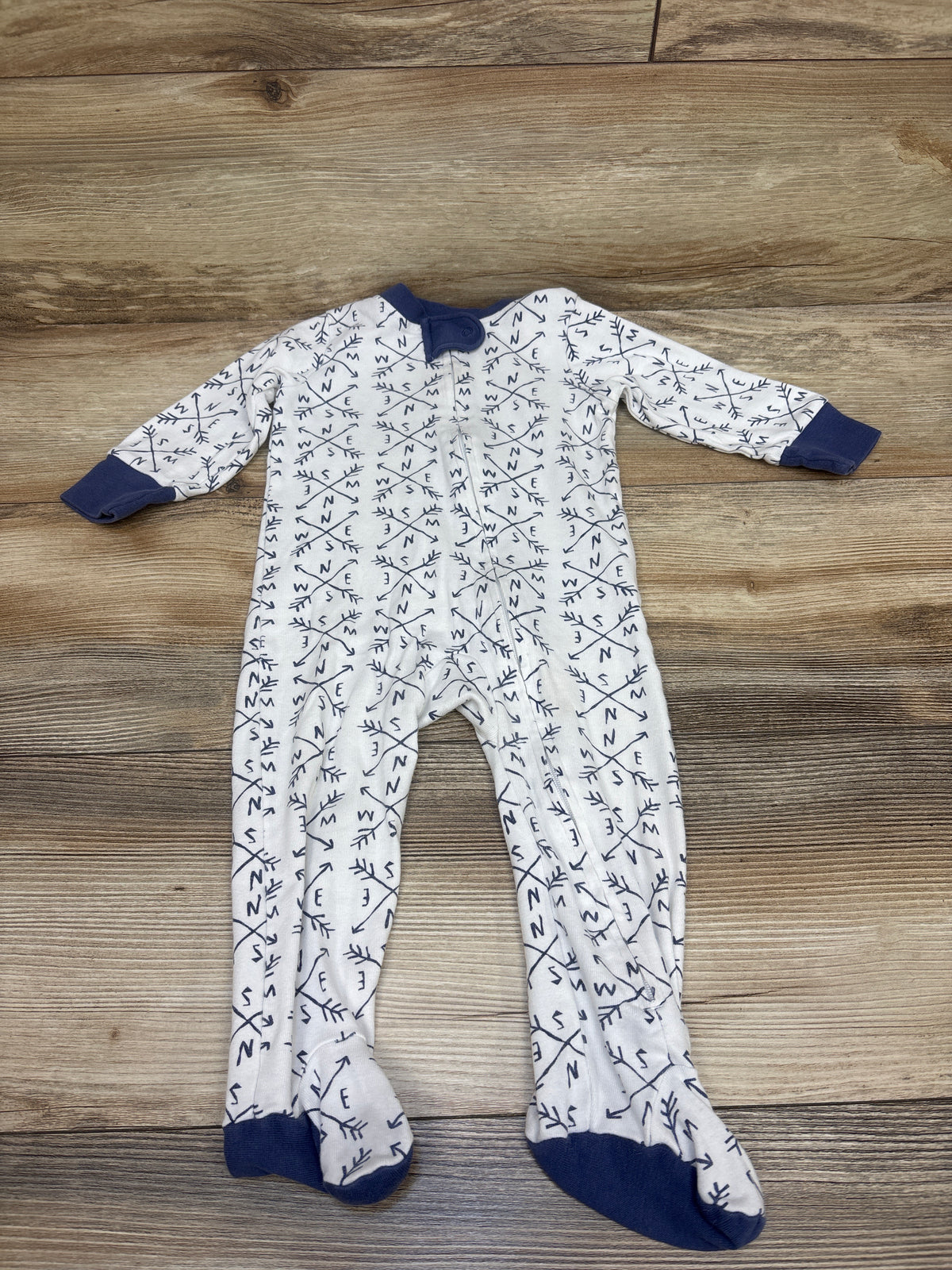 Honest Baby Sleeper White sz 6-9m
