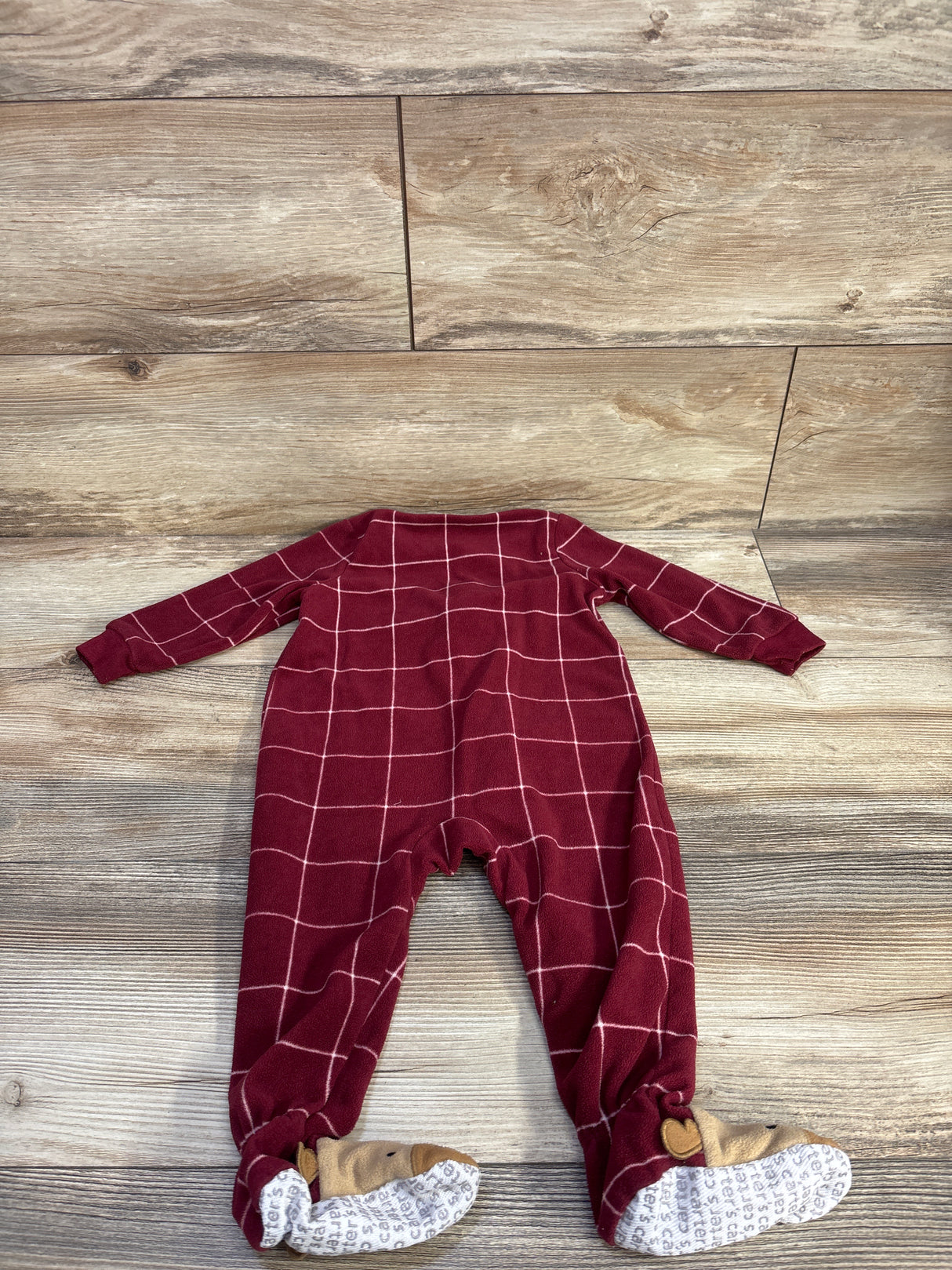 Carter's Blanket Sleeper Red sz 12m