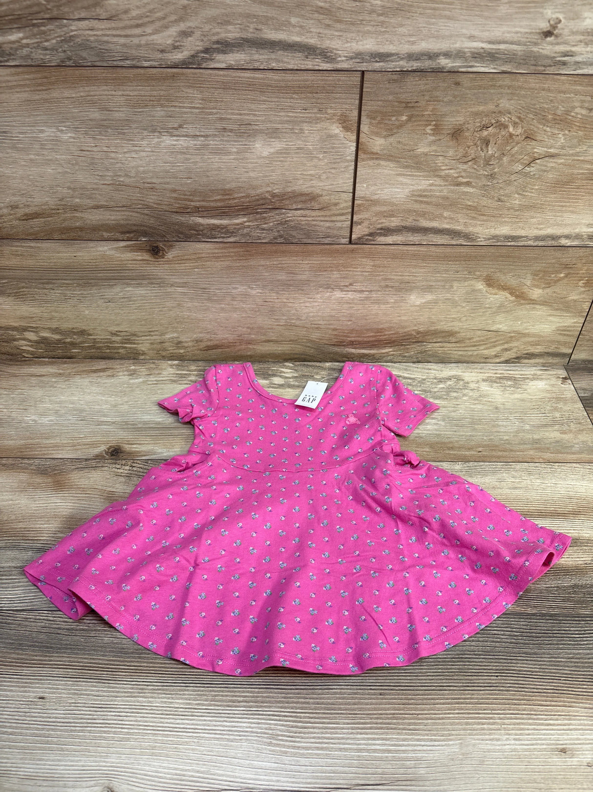 NEW Baby Gap Floral Twirl Dress Pink sz 18-24m