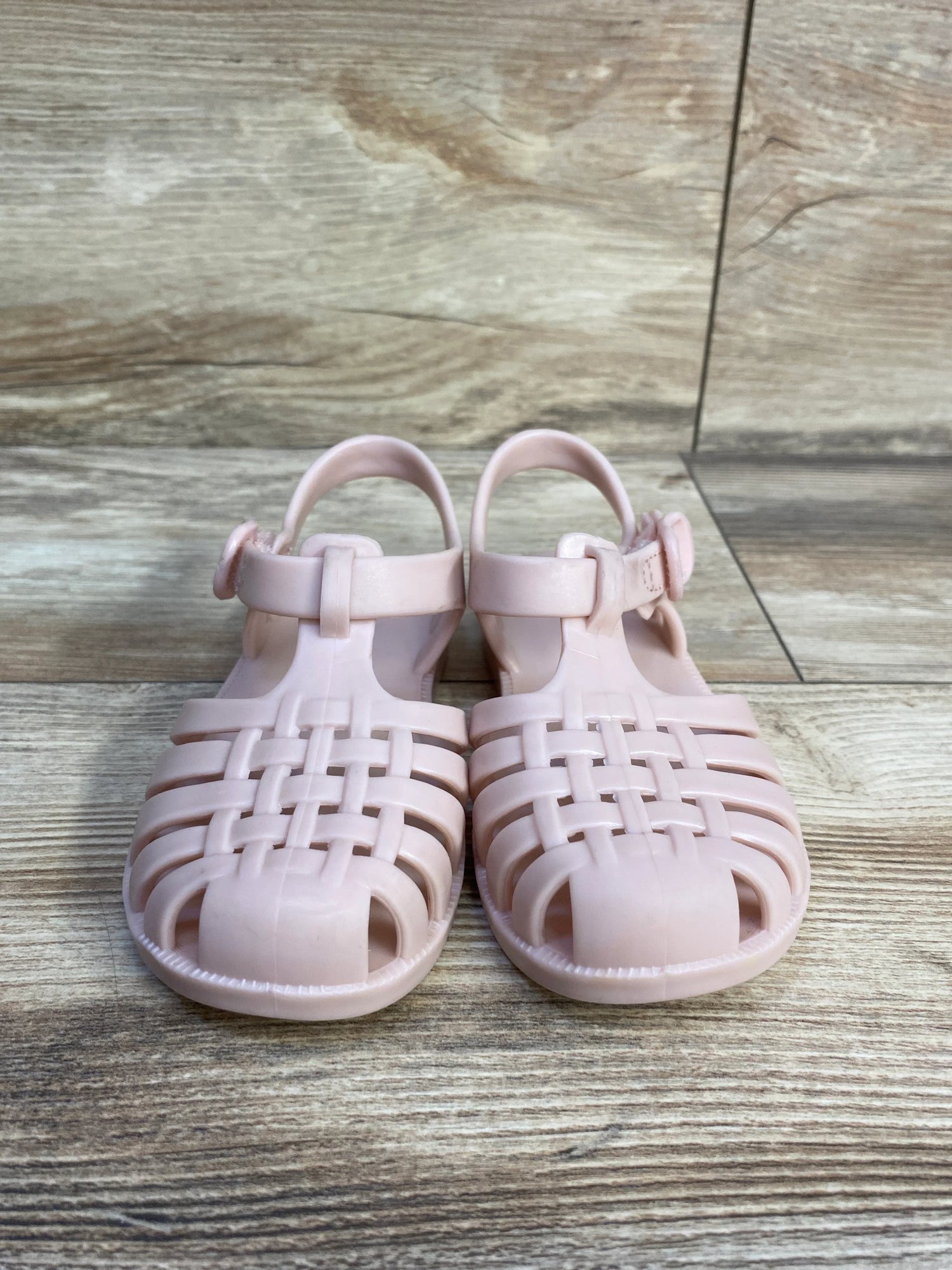 Cat & Jack Fisherman Jelly Sandals Pink sz 7c - Me n Mommy To Be