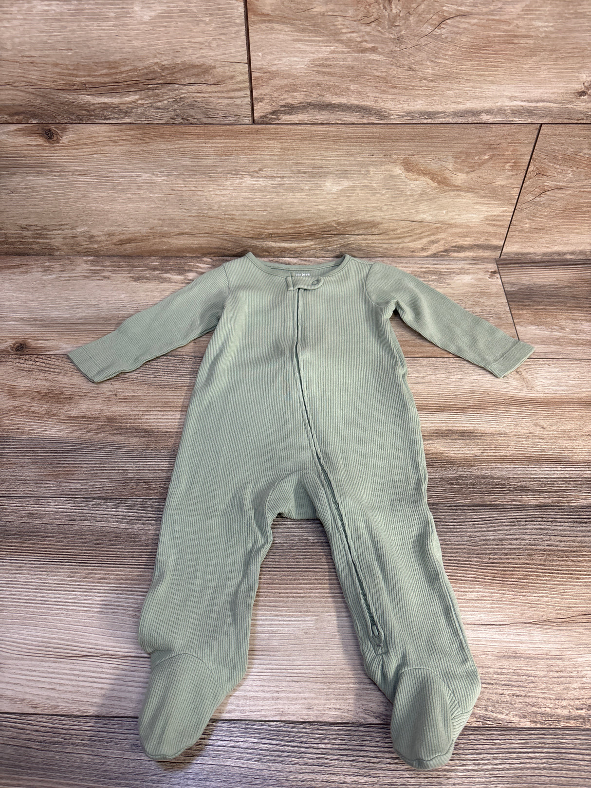 Simple Joys Ribbed Sleeper Green sz 3-6m