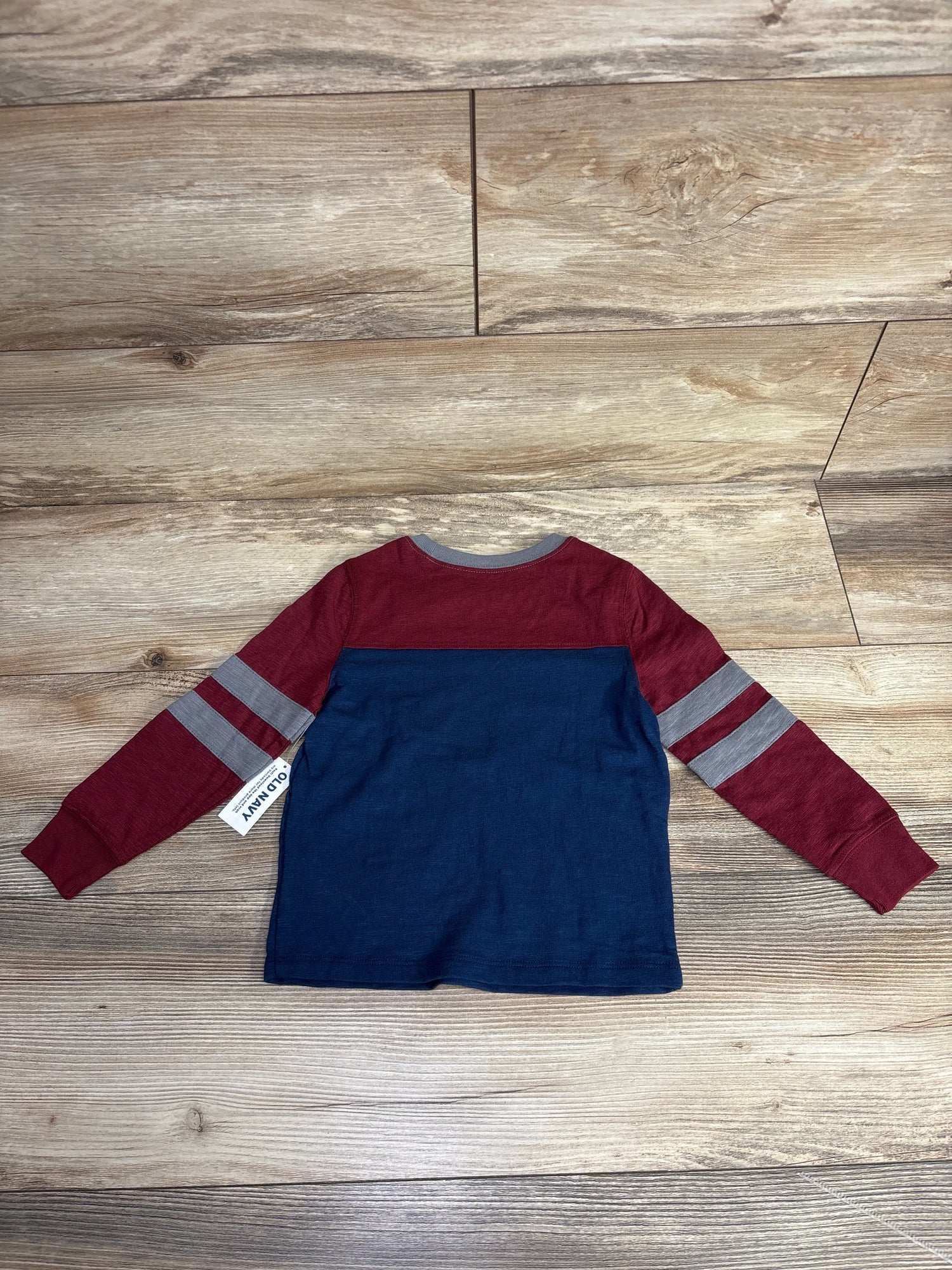 NEW Old Navy Color Block Shirt Red sz 3T