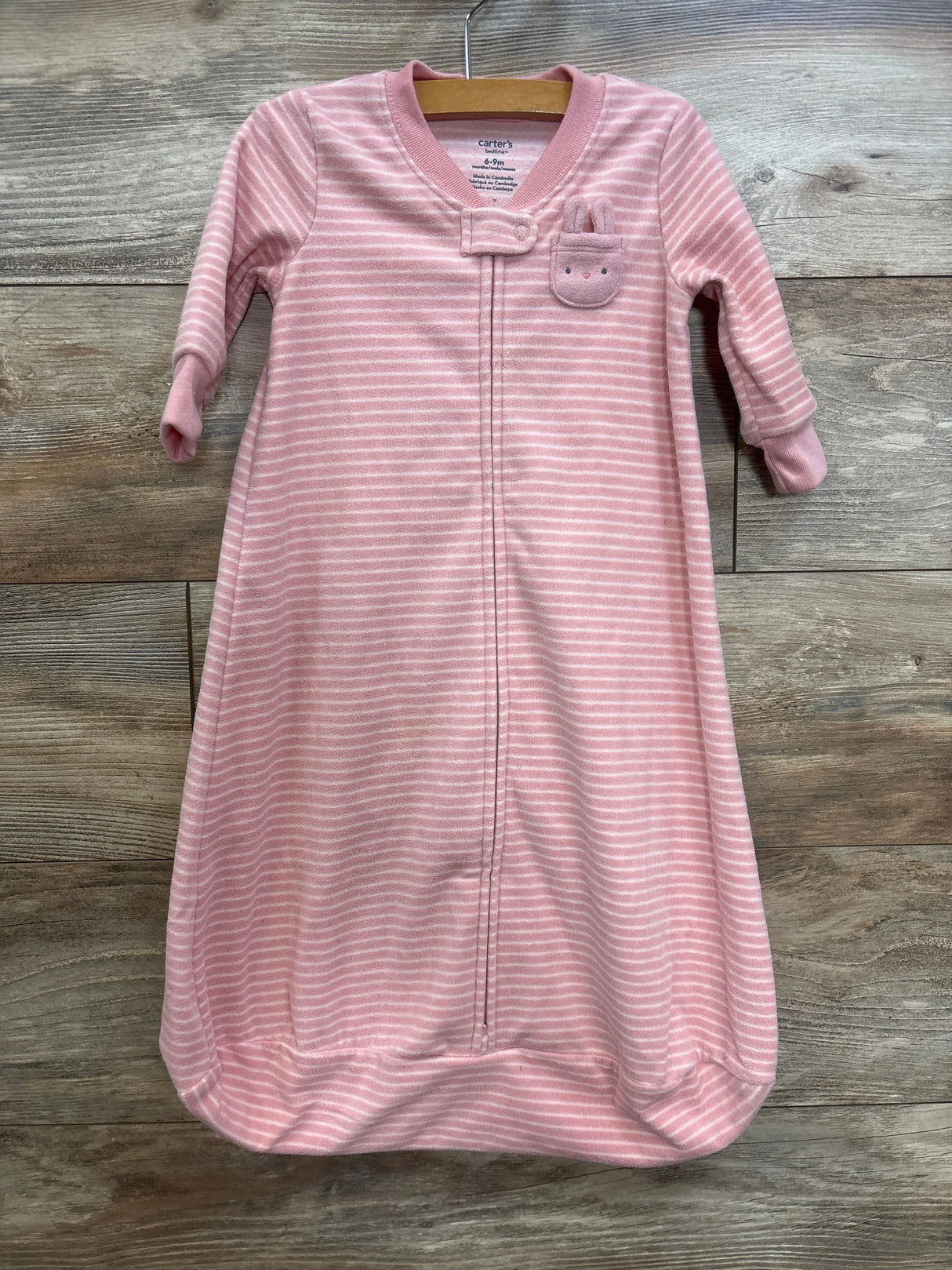 Carter's Striped Blanket Sleep Sack Pink sz 6-9m
