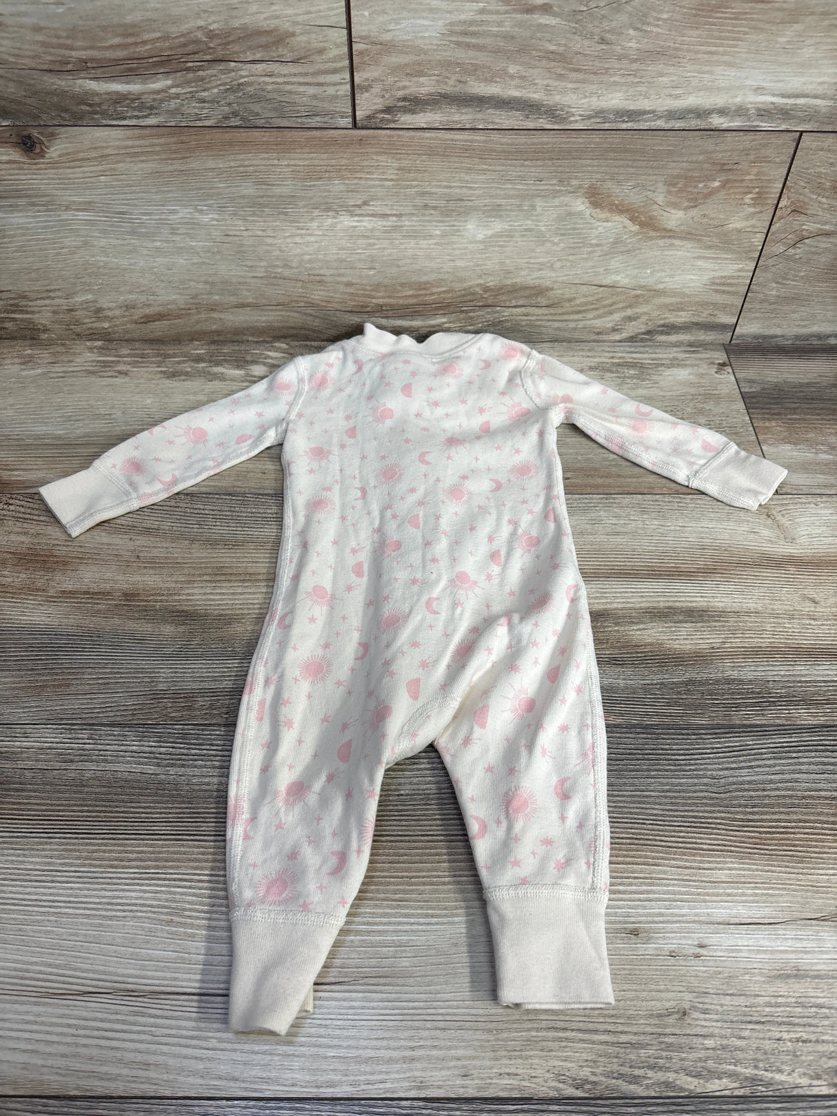Hanna Andersson Star & Sun Sleeper Beige sz 3-6m