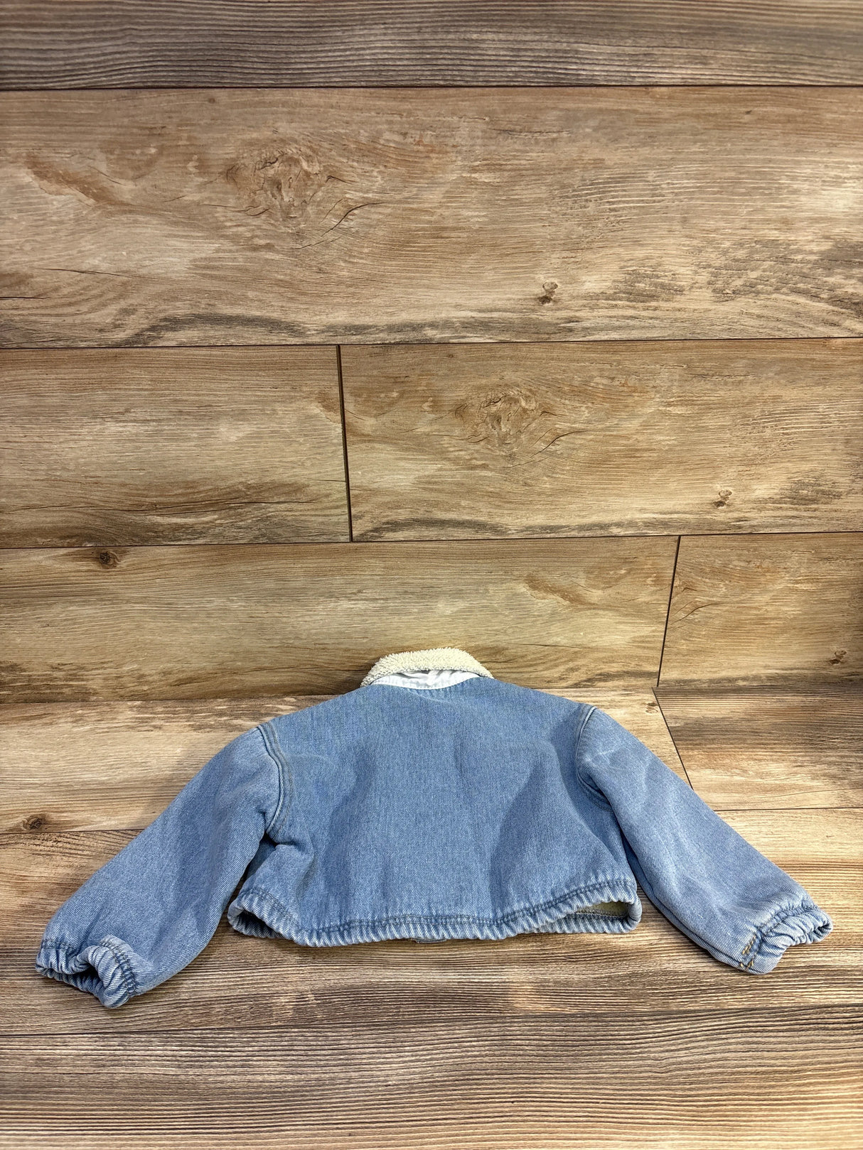 Cozy Pixies Sherpa Lined Denim Jacket Blue sz 2-3T