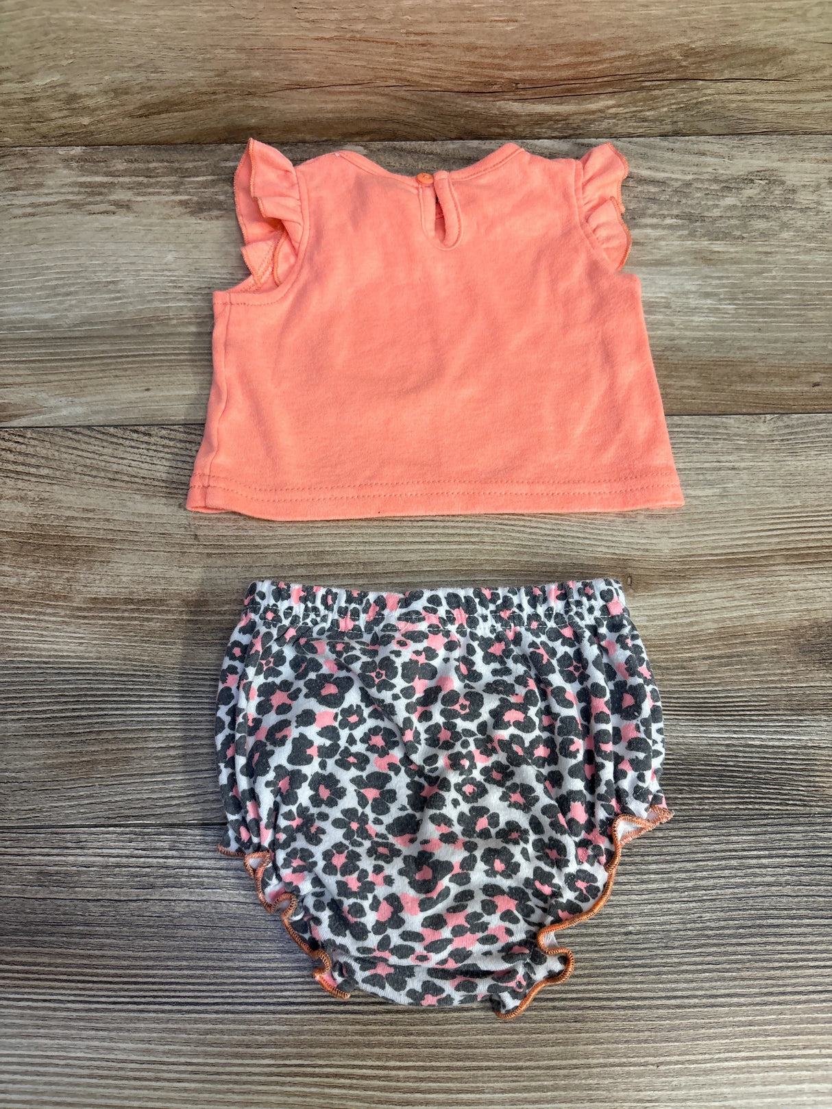 CJP Baby 2pc Cat Shirt & Bottoms Pink sz 0-3m - Me n Mommy To Be