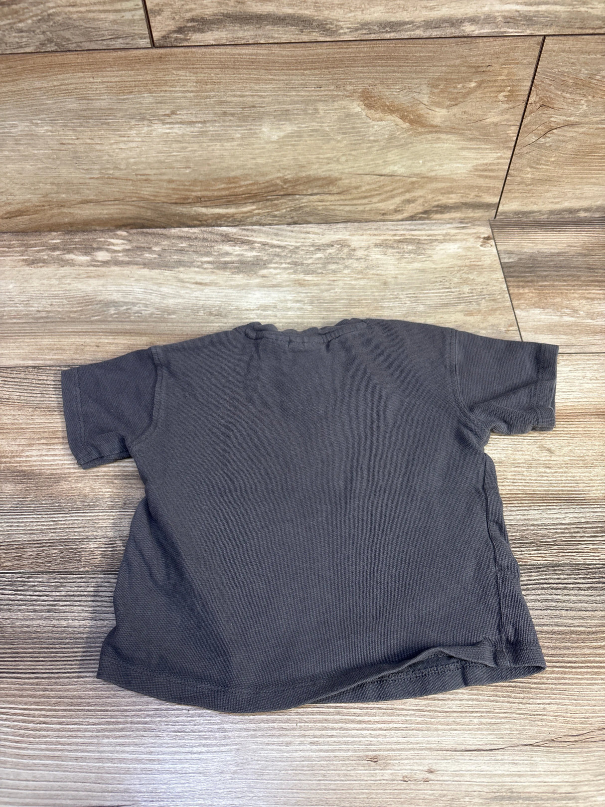 Zara Henley Pocket Shirt Grey sz 12-18m