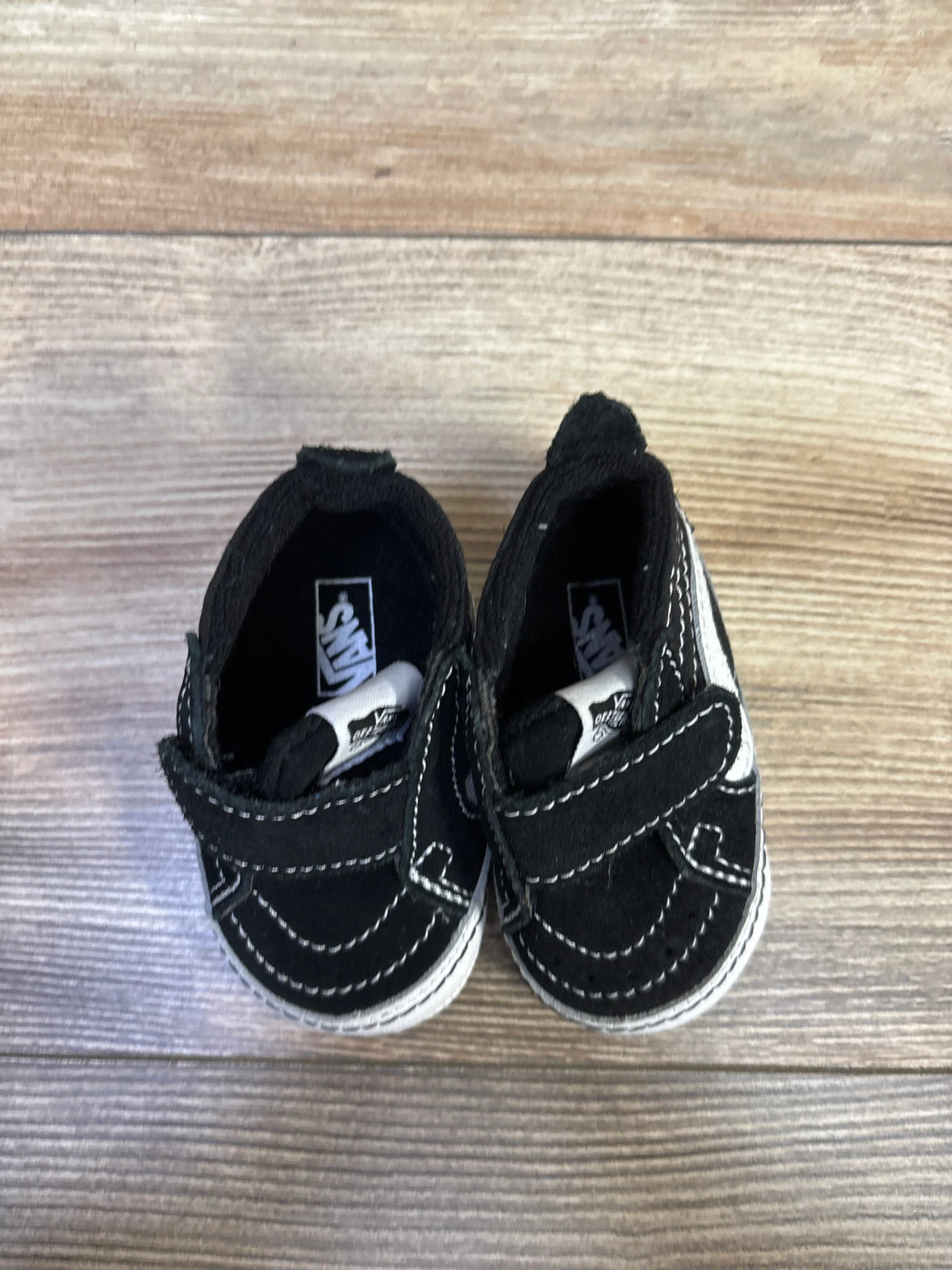 Vans Sk8-Hi Cribs Shoes Black sz 2c