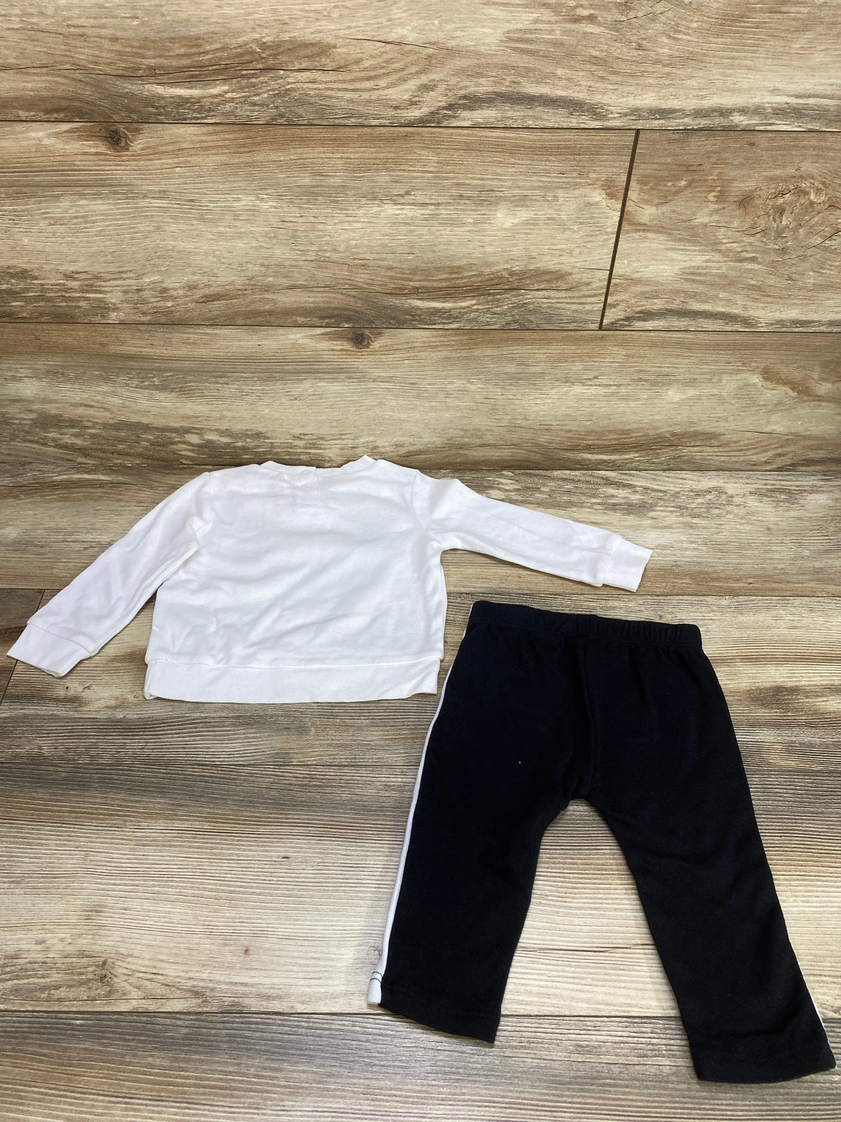 Celebrate 2pc My 1st New Year Shirt & Pants White sz 12m - Me n Mommy To Be