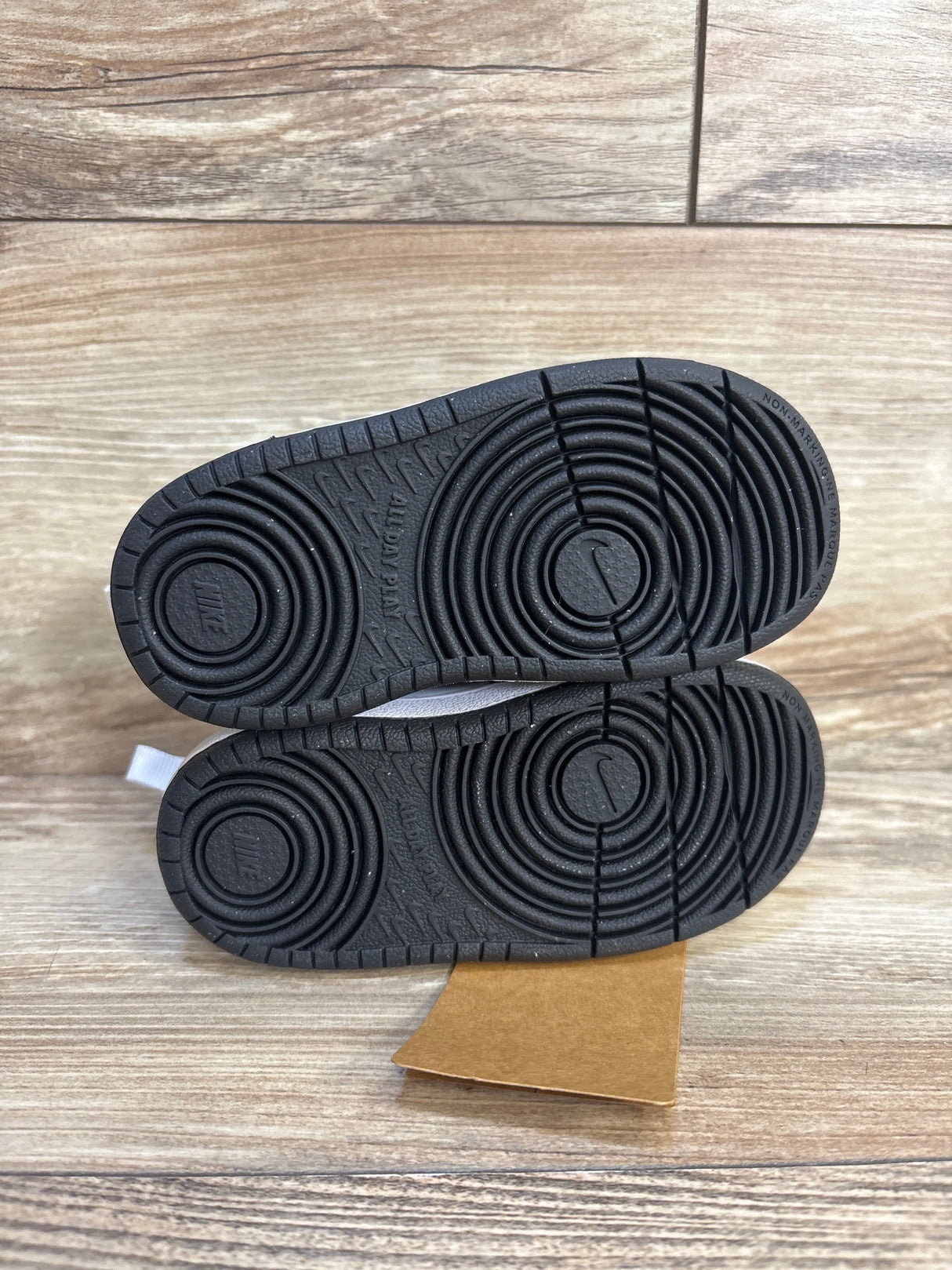 NEW Nike Court Borough Low Recraft TD 'Black White' Sneakers sz 7c