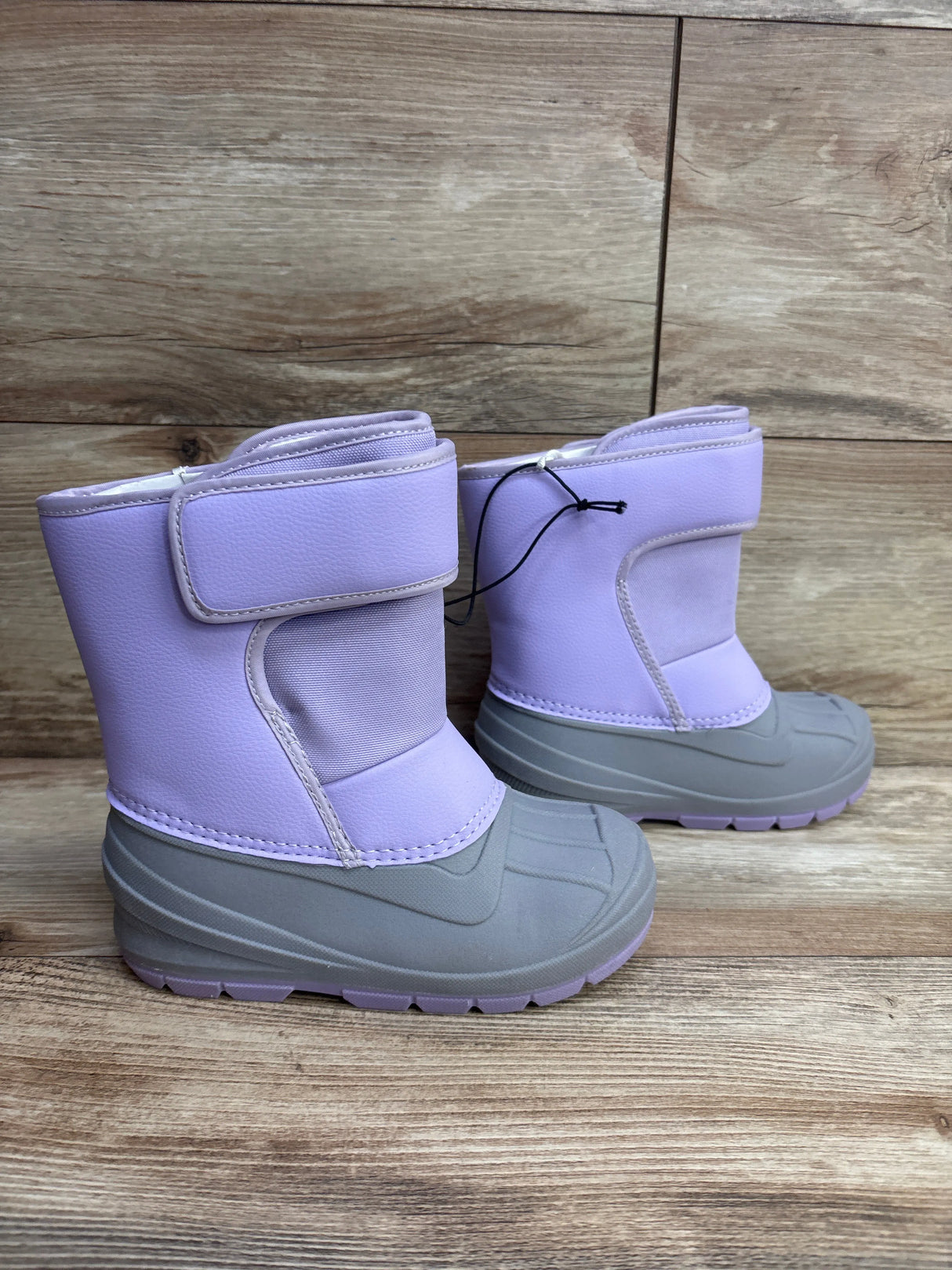 NEW Cat & Jack Lenny Winter Snow Boots Purple sz 11c