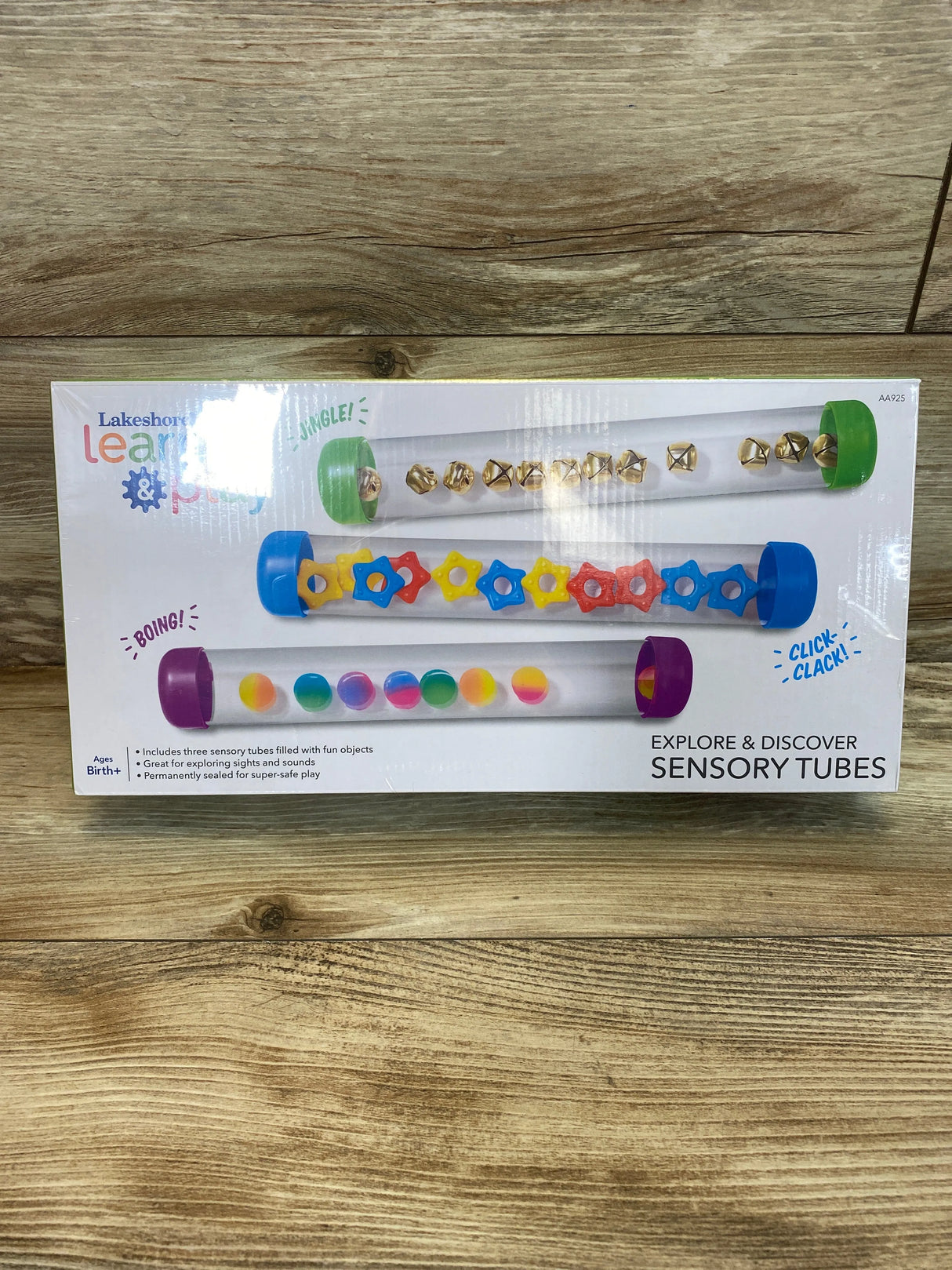 NEW Lakeshore Play & Learn Sensory Tubes - Me n Mommy To Be