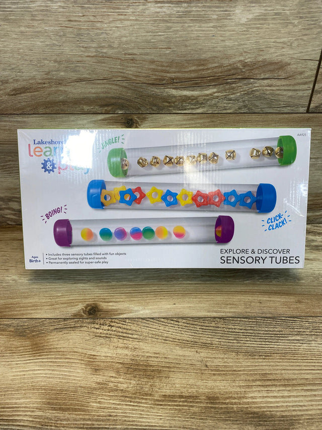 NEW Lakeshore Play & Learn Sensory Tubes - Me n Mommy To Be