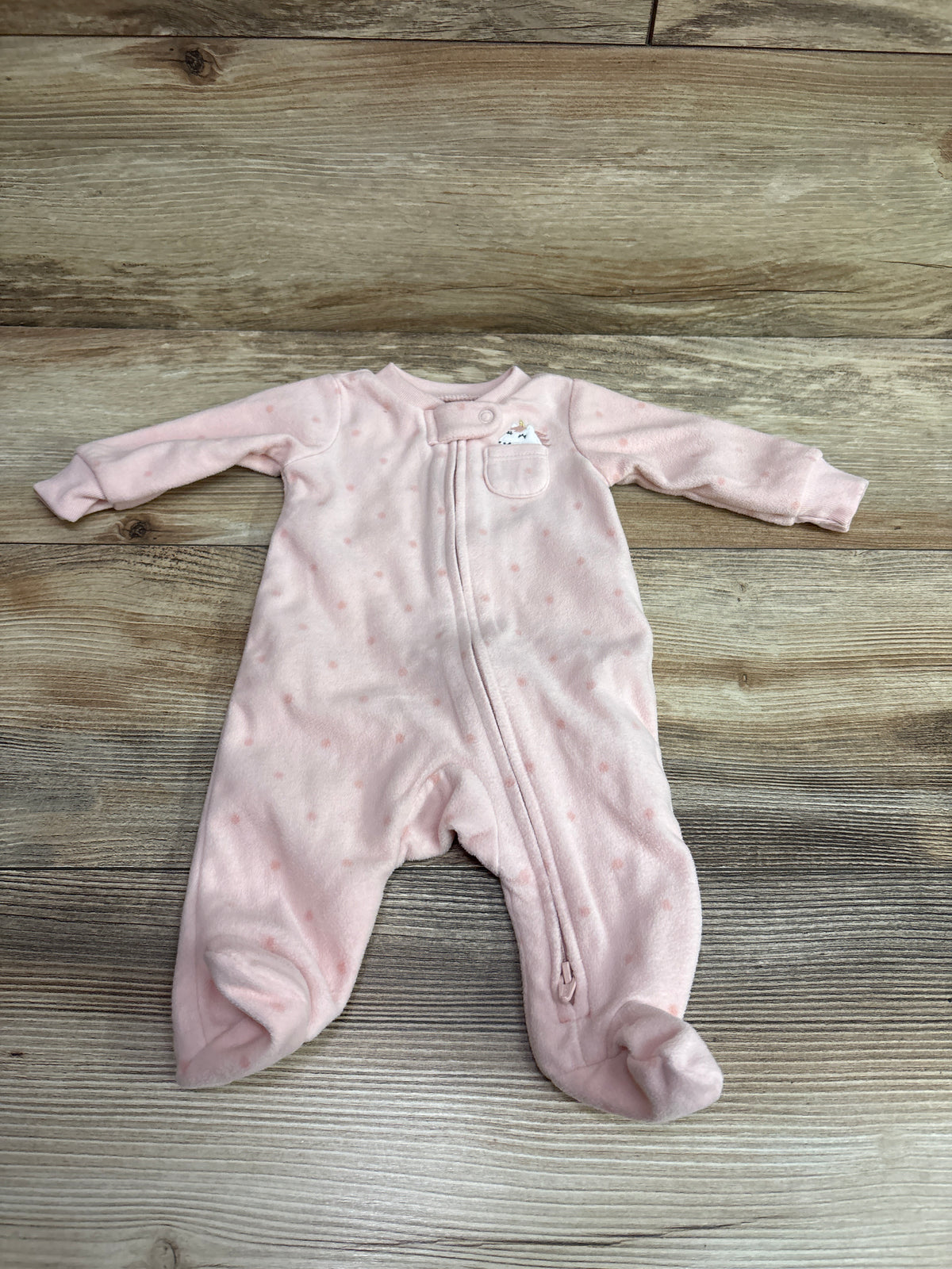 Carter's Blanket Sleeper Pink sz Newborn