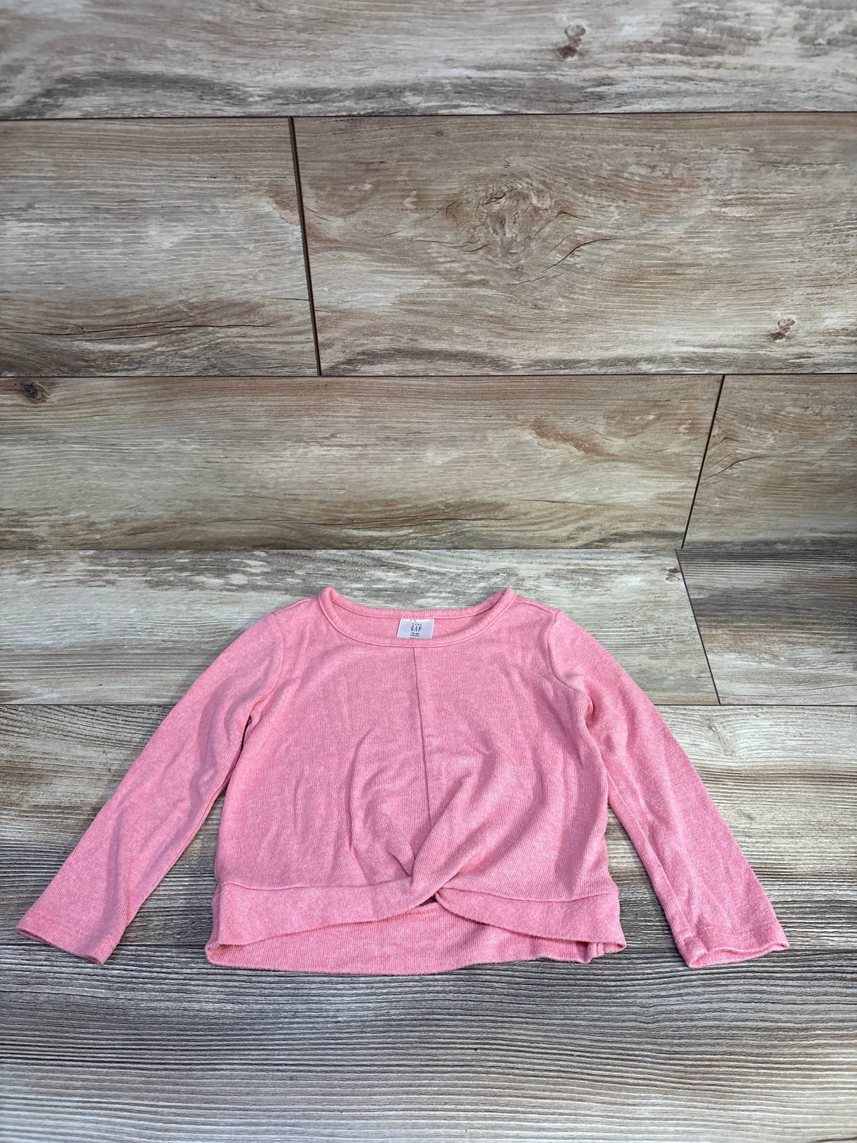 Baby Gap Knit Long Sleeve Shirt Pink sz 18-24m