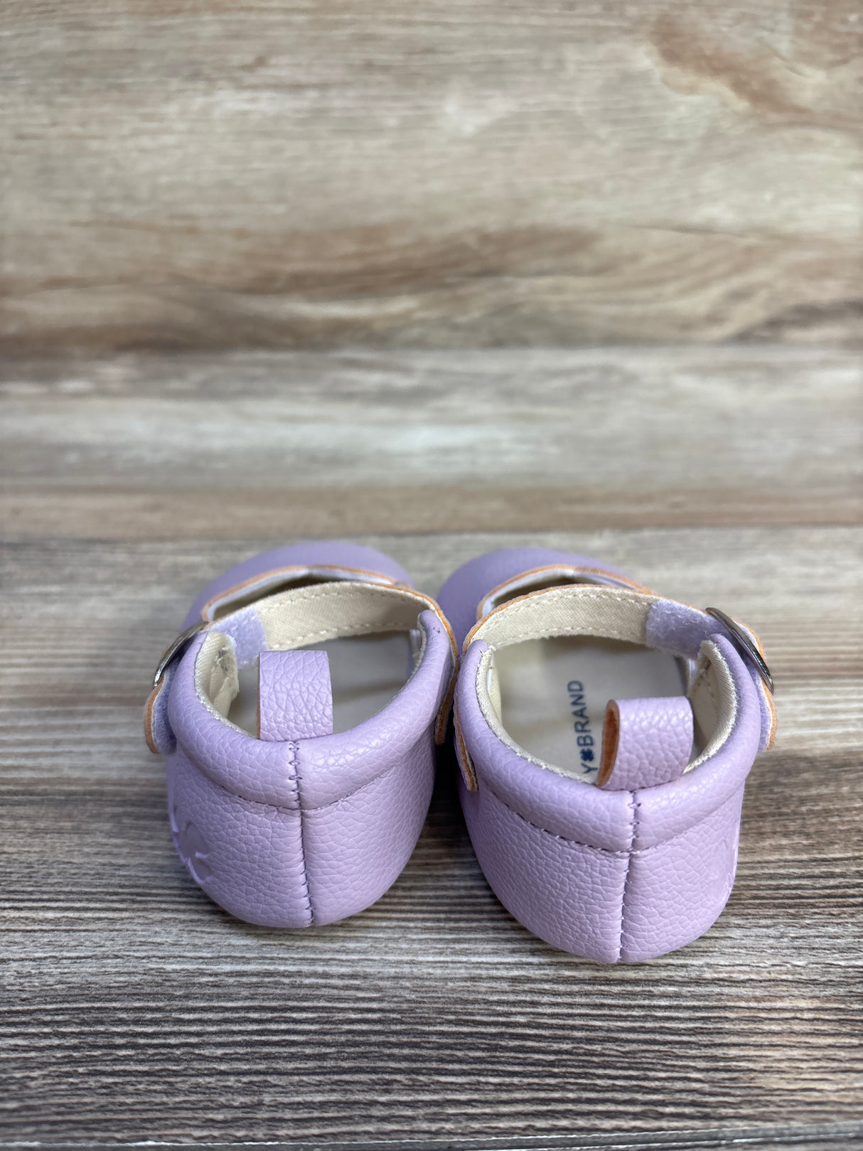 Lucky Brand Mary Jane Crib Shoes Purple sz 3c