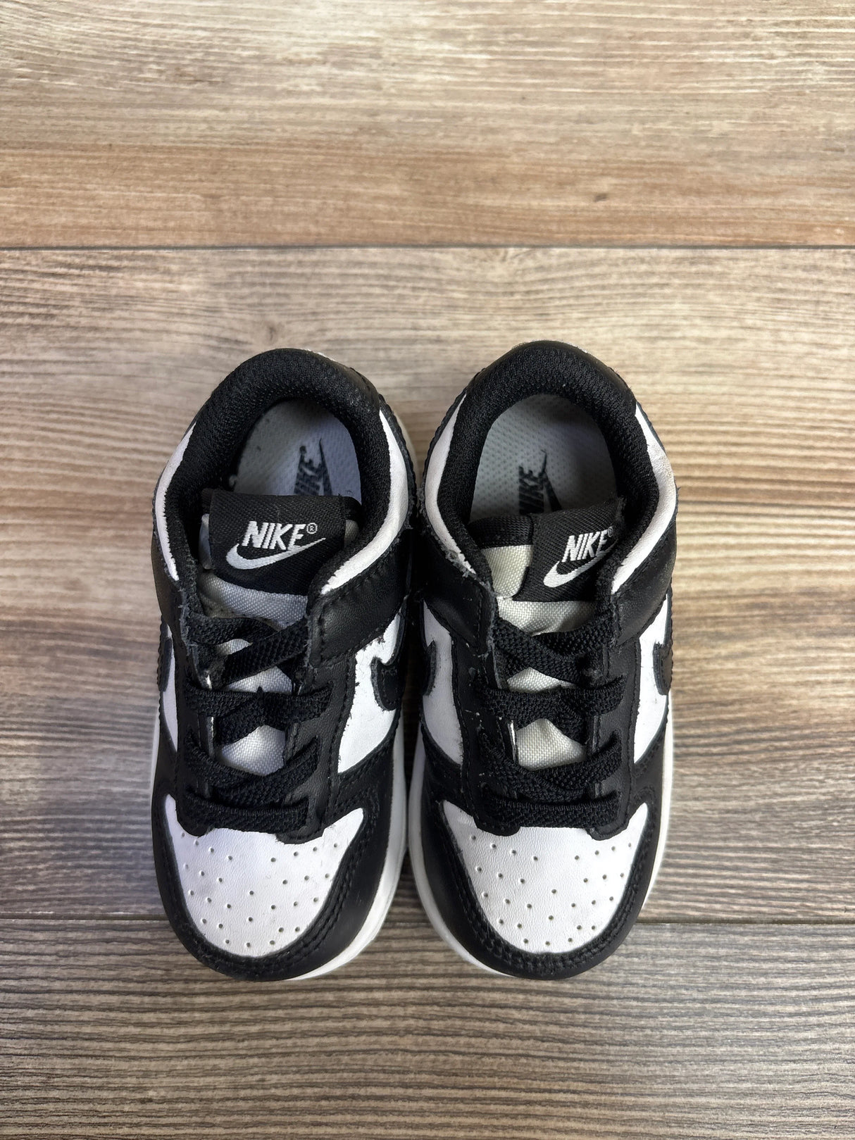 Nike Dunk Low TD 'White/Black White' Sneakers sz 6c