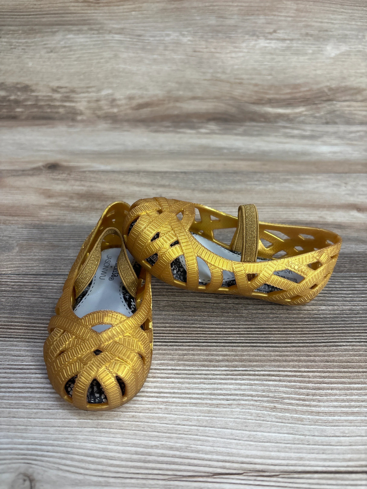 Mini Melissa + JasonWu Mary Jane Flats Gold sz 7c