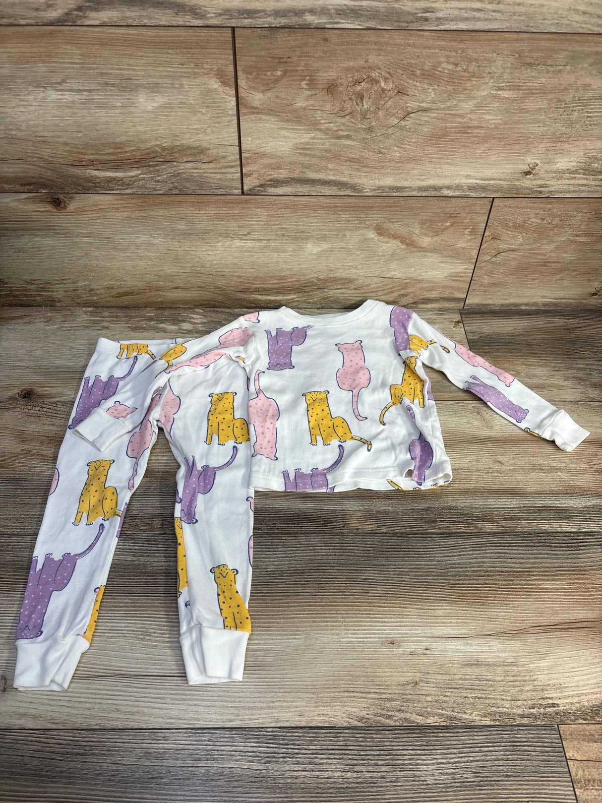 Carter's 2pc Pajama Set White sz 2T
