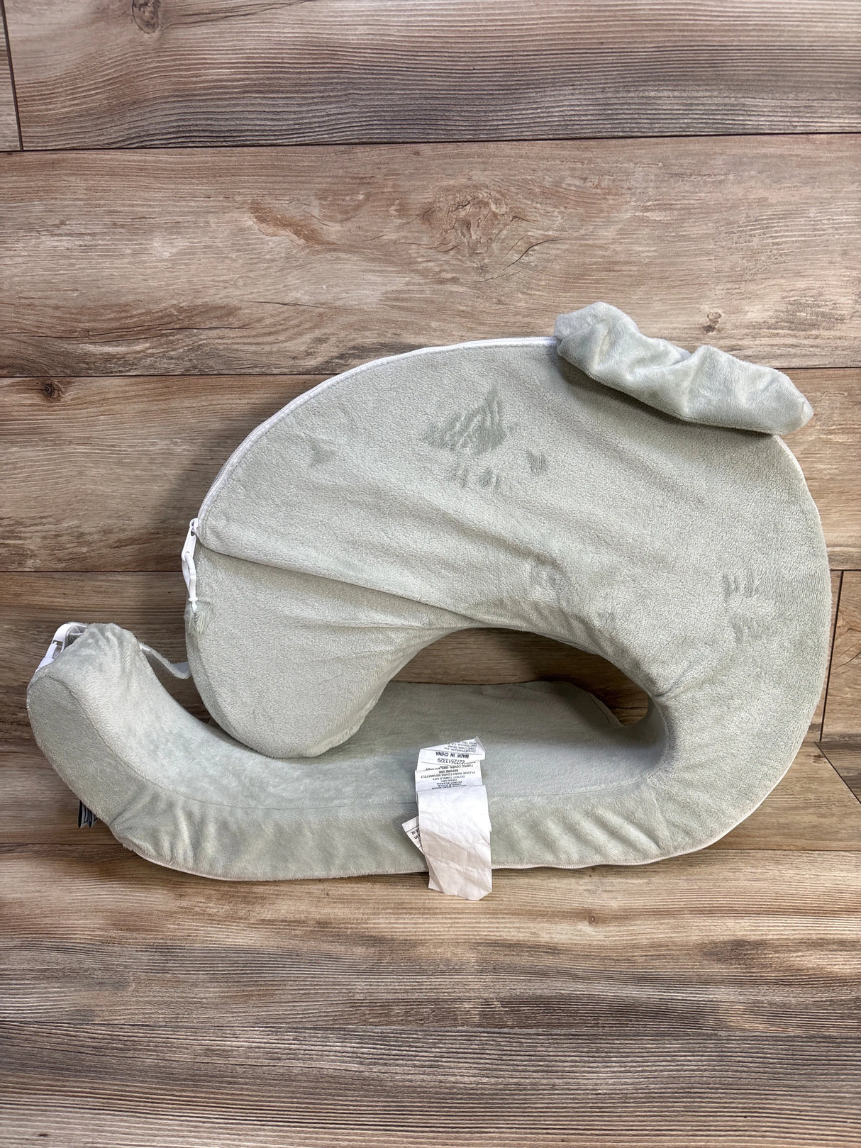 My Brest Friend Super Deluxe Nursing Pillow with Plush Cover Green