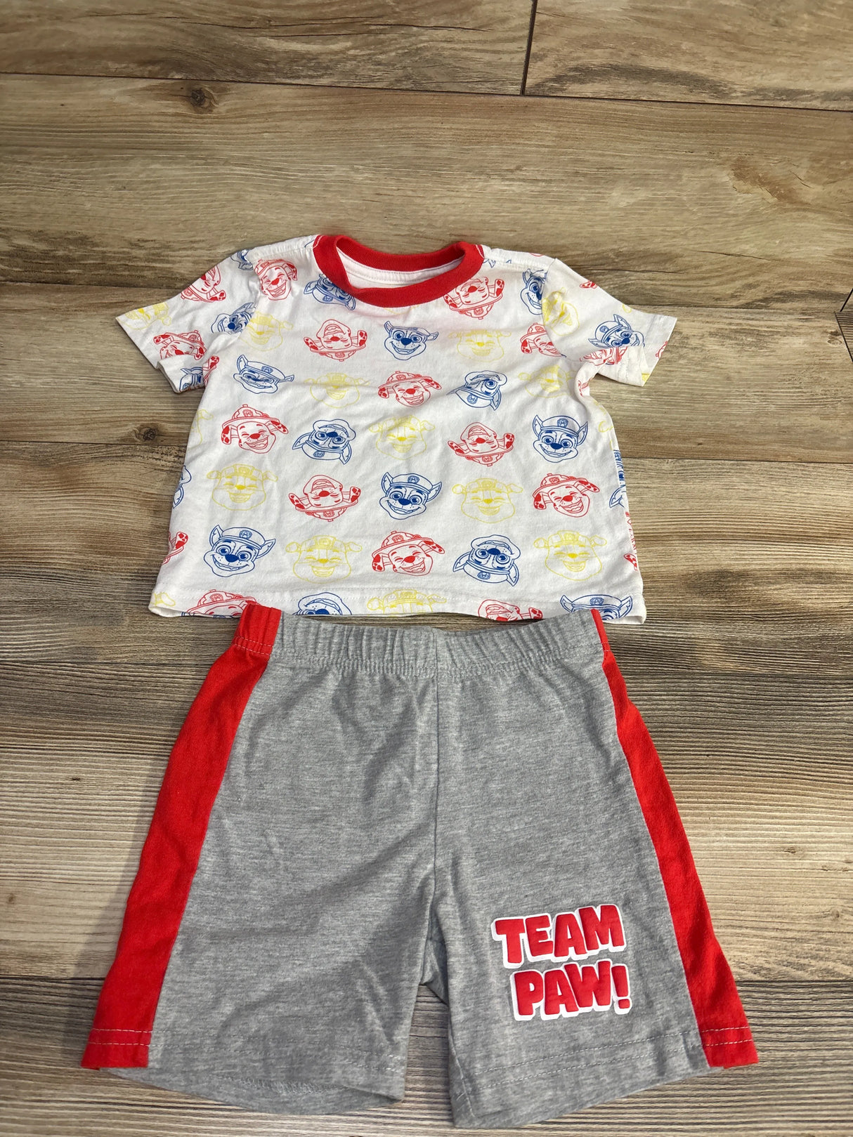 Nickelodeon Paw Patrol 2pc Pajama Set White sz 3T