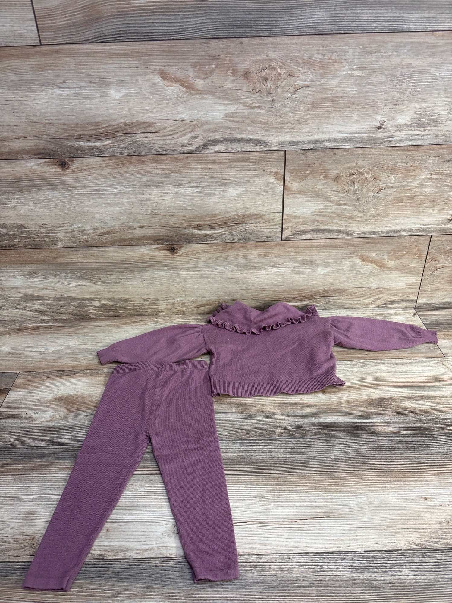 Modern Moments 2pc Knitted Set Mauve sz 18m